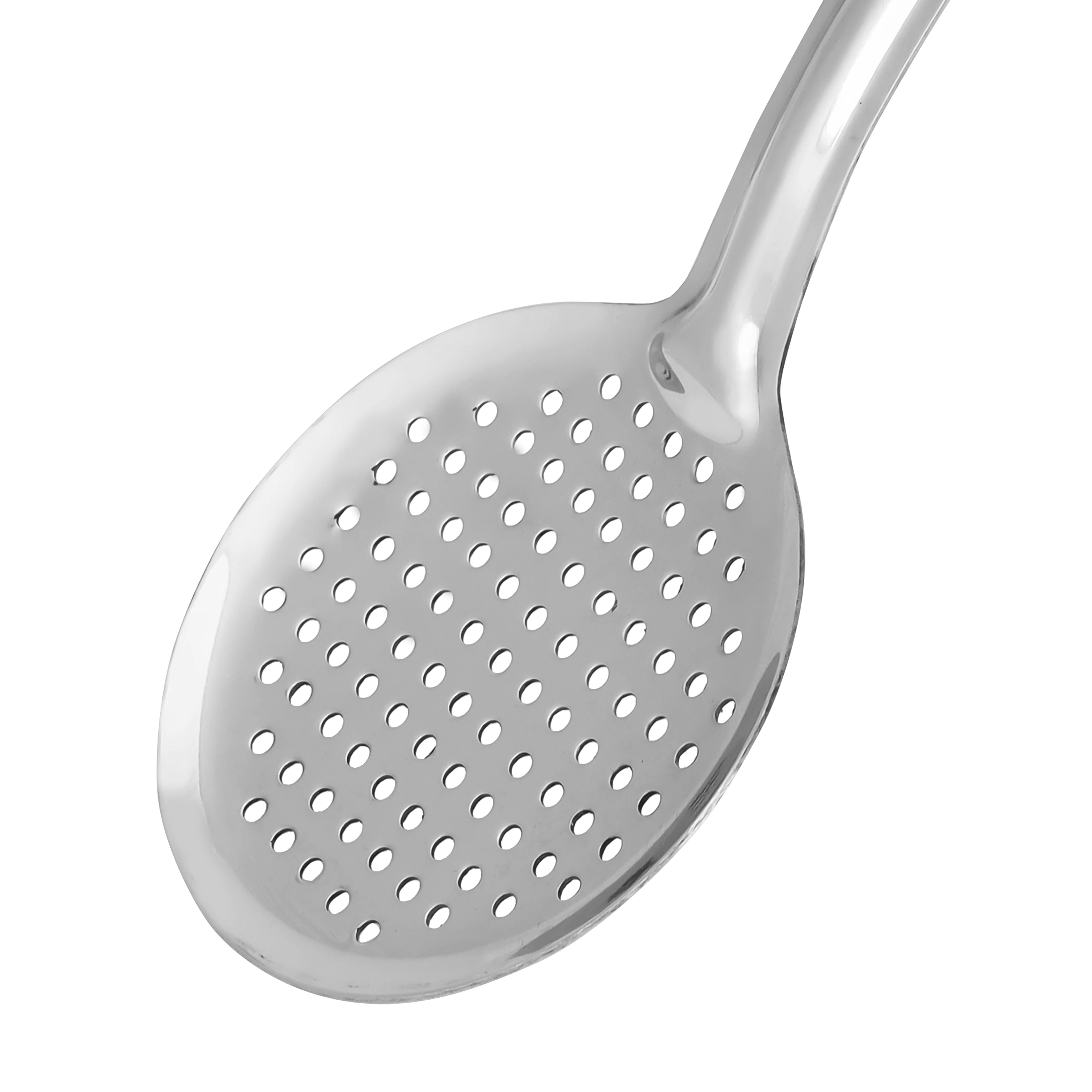 Royalford RF11486 Stainless Steel Basting Skimmers | 100% Food Grade Strainer Ladles | Long Handle  | Durable Skimming Spoon for Frying, Draining Oil & Serving - Image 3