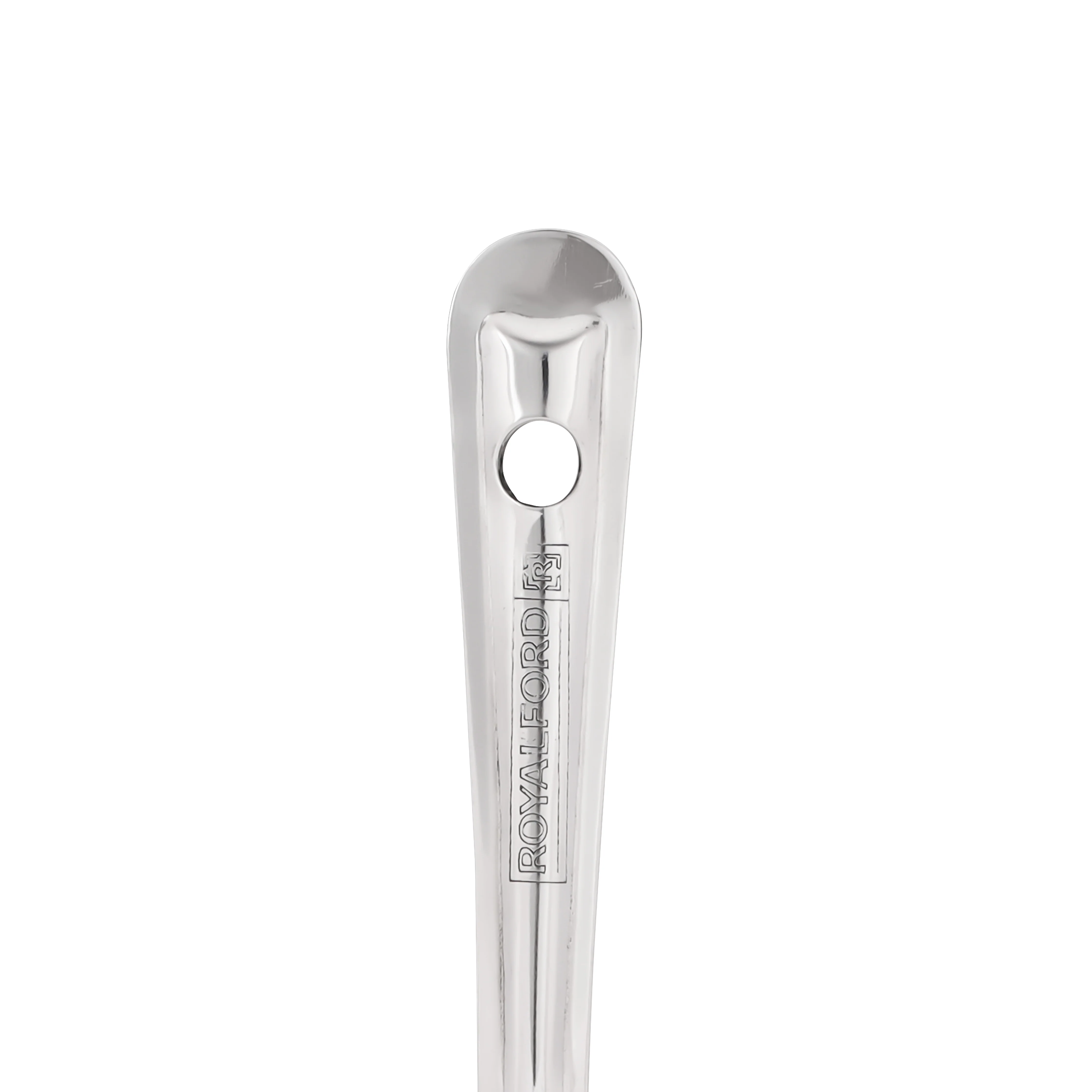 Royalford RF11492 Stainless Steel Basting Oval Spoon | 20.8CM |  Food Grade | Durable Serving Spoon | Long Handle | Perfect Kitchen Spoon for Rice &  Curry Serving - Image 4