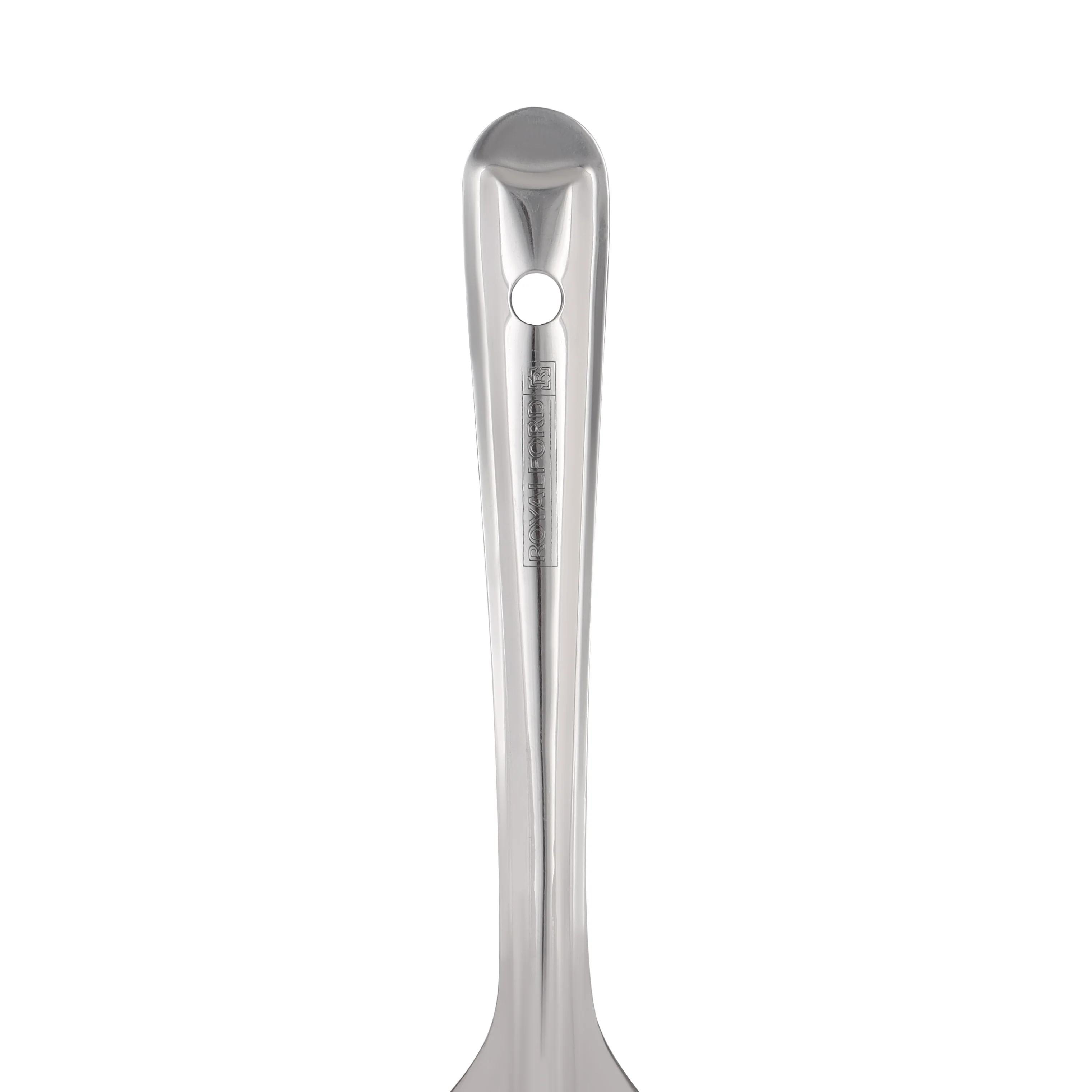 Royalford RF11494 Stainless Steel Basting Oval Spoon | Food Grade Durable Long Handle Serving Spoon | Perfect for Cooking, Serving Sauces and Gravies | Kitchen Use - Image 4
