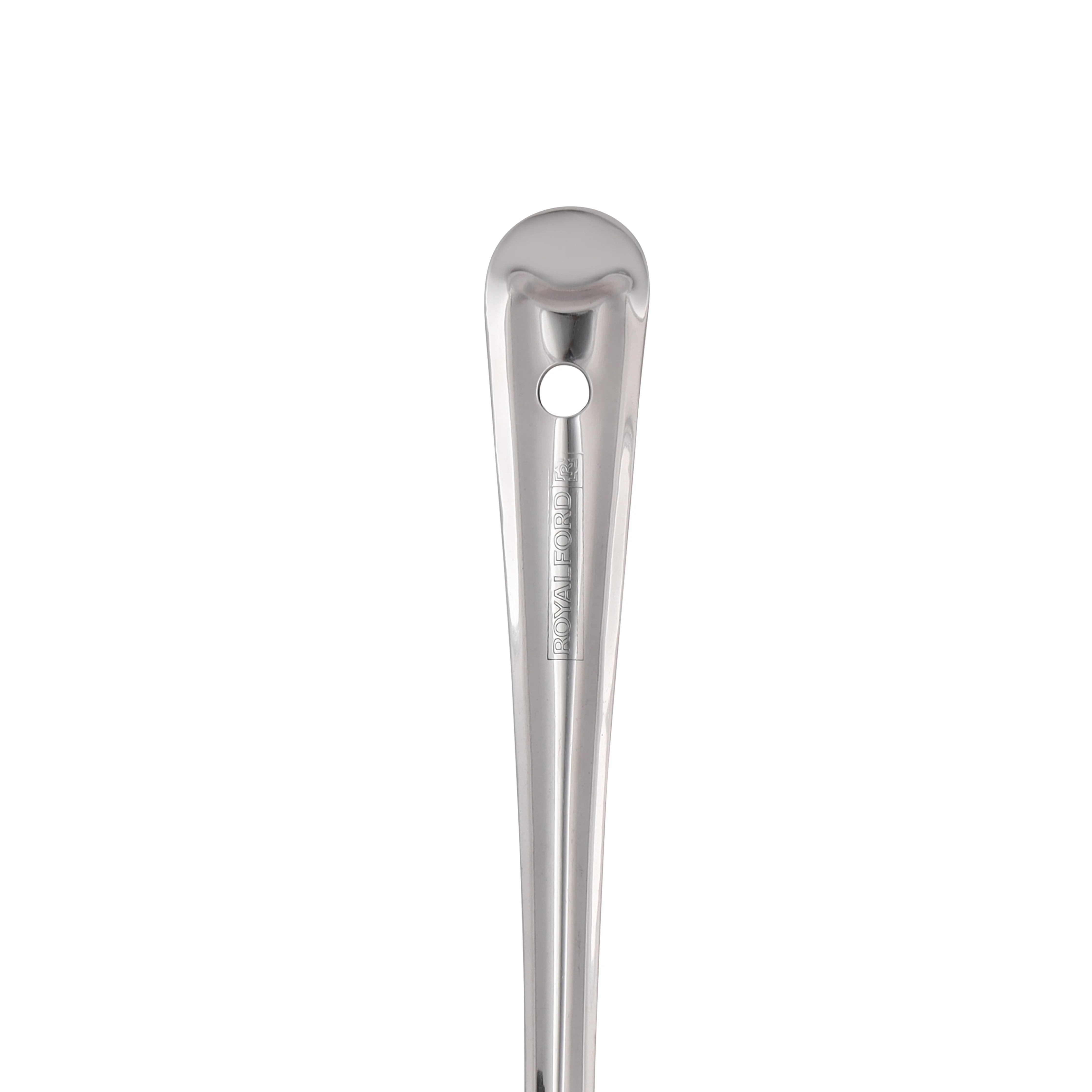 Royalford RF11496 Stainless Steel Basting Oval Spoon | 32cm Food Grade Serving Spoon | Durable Long Handle Spoon for Cooking, Serving, Soup & Gravy| Mirror Finish - Image 4