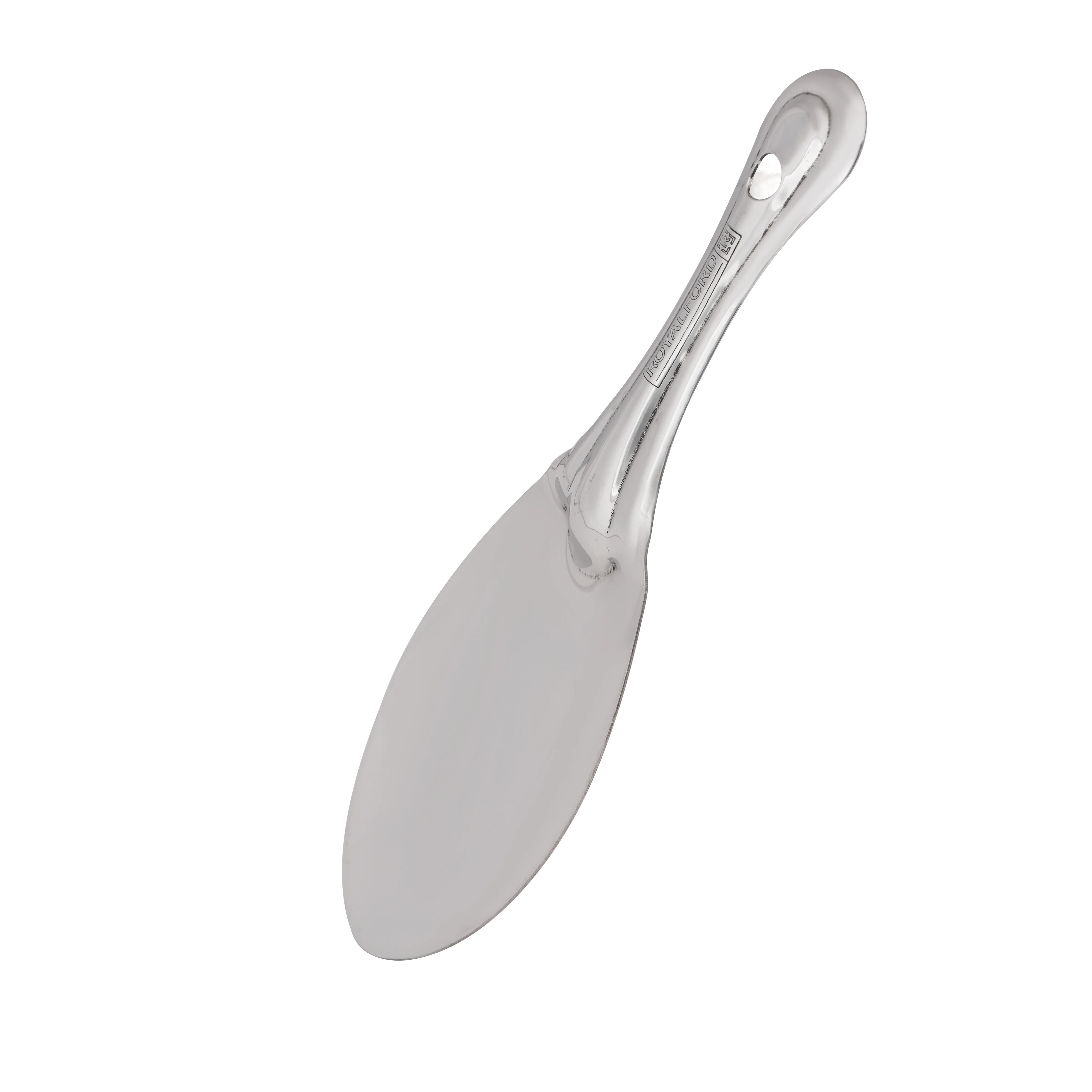 Royalford RF11497 Stainless Steel Rice Spoon | Food Grade Mirror Finish Serving Spoon | Rust Resistant Kitchen Utensil with Ergonomic Handle for Easy Serving Use
