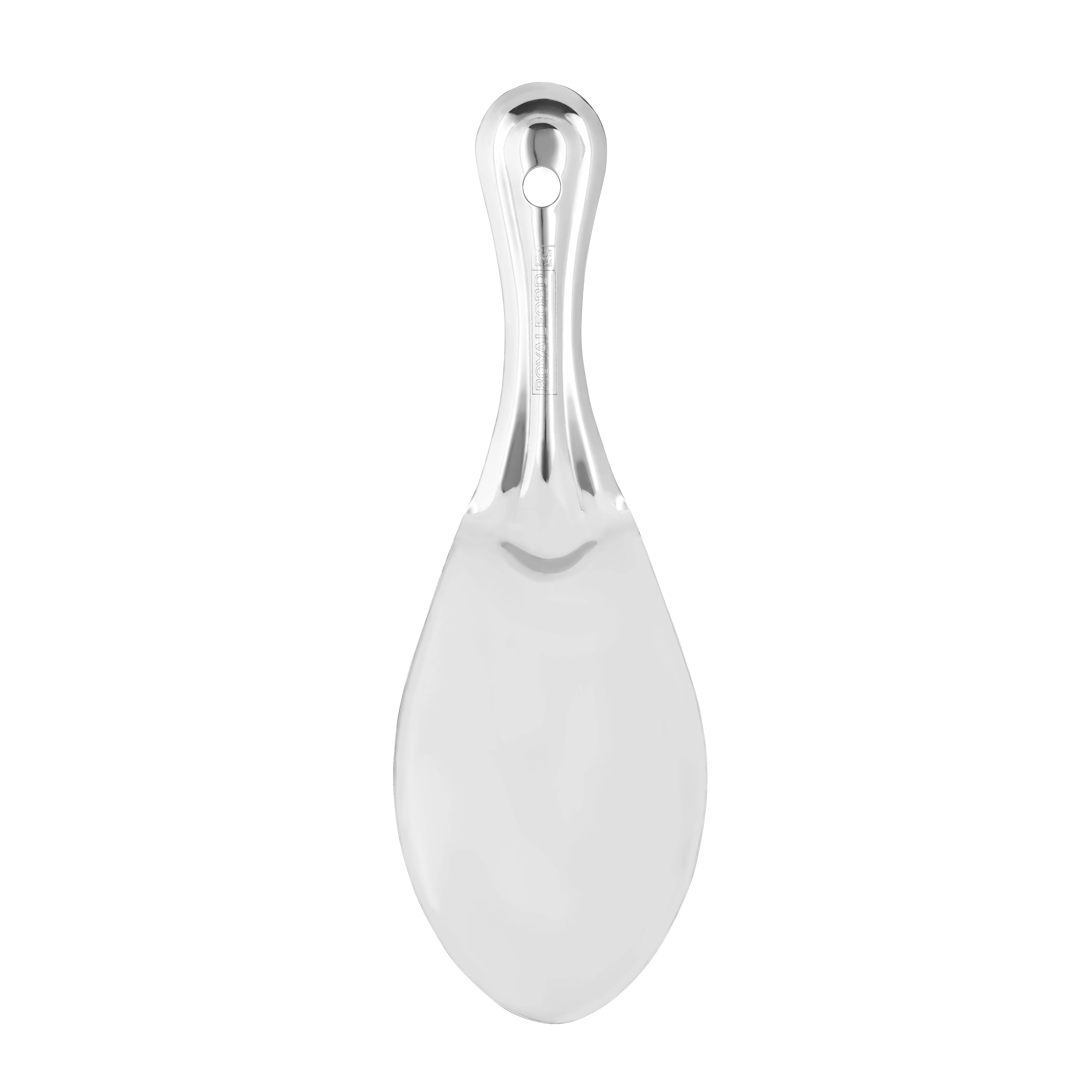 Royalford RF11498 Stainless Steel Rice Spoon |23.5cm Food Grade Mirror Finish Serving Spoon |  Durable Rust Resistant Kitchen Utensil with Ergonomic Handle for Easy Grip - Image 2