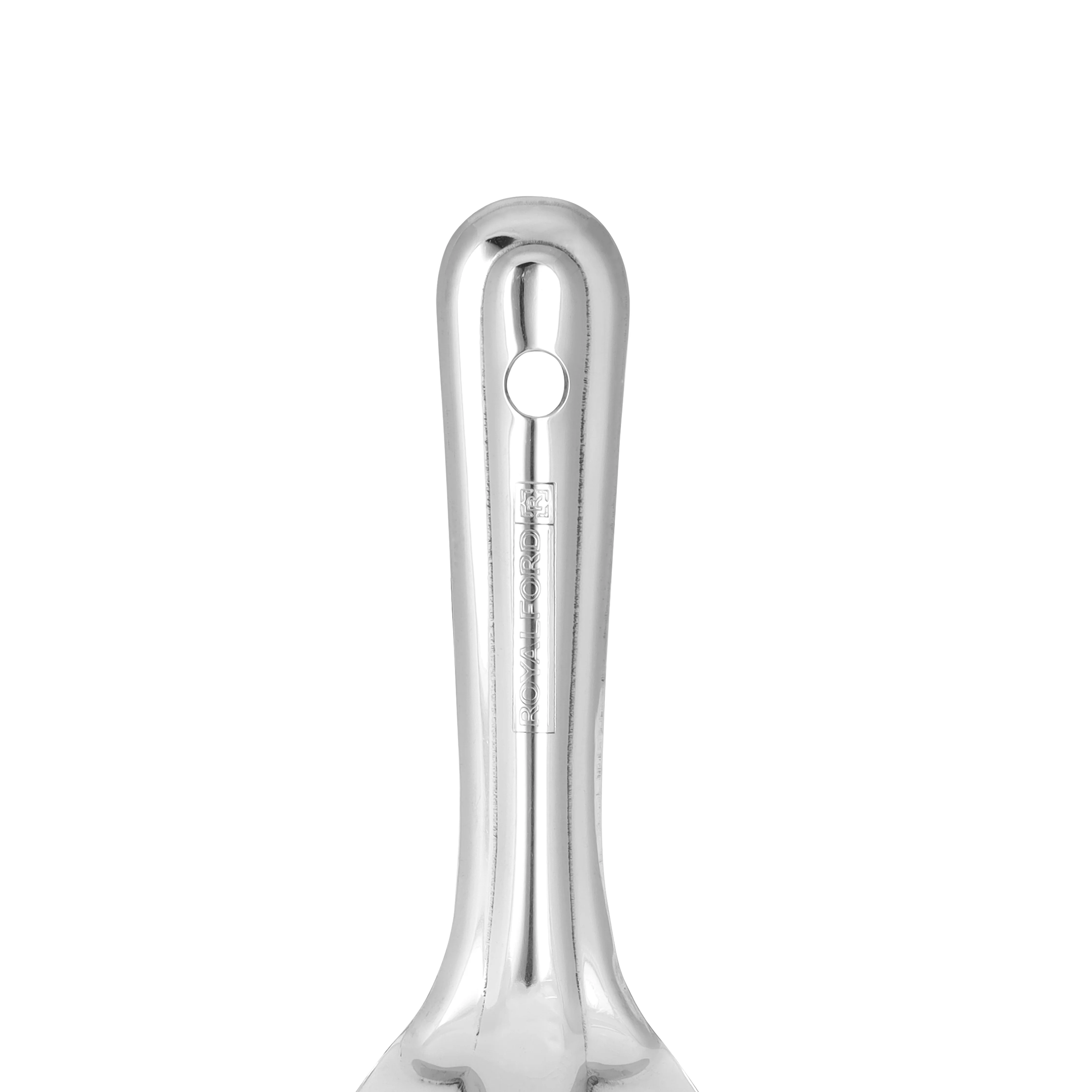 Royalford RF11502 Stainless Steel Panja Spoons | 100% Food Grade Cooking & Serving Spoon | Ergonomic Handle | Mirror Finish Kitchen Spoon for Mixing, Stirring & Serving - Image 4
