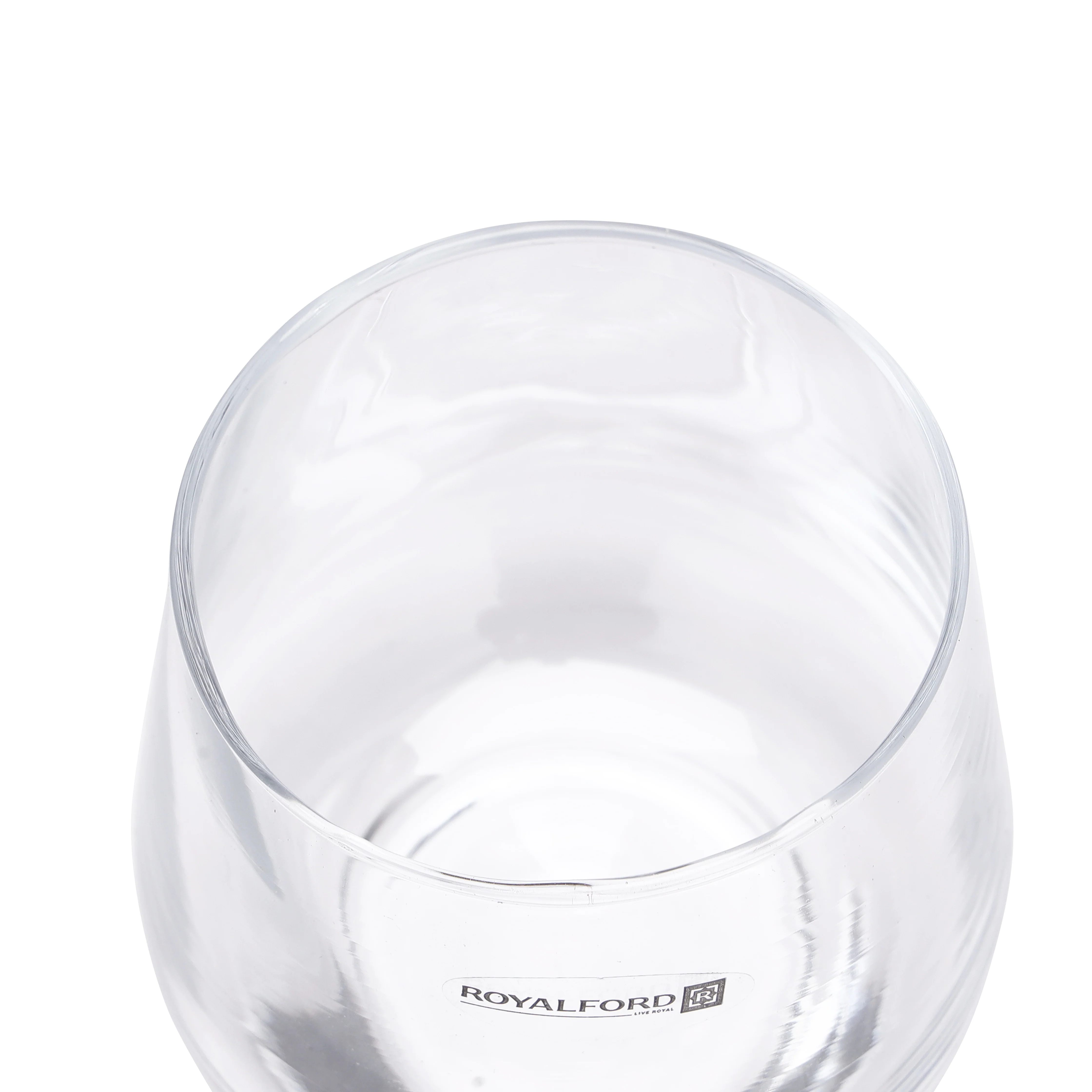 Royalford RF11656 glass tumbler set of 3 pcs| 360ml capacity &  made from lead-free soda-lime glass| durable, elegant design, ideal for water, juice & daily beverage use| - Image 5