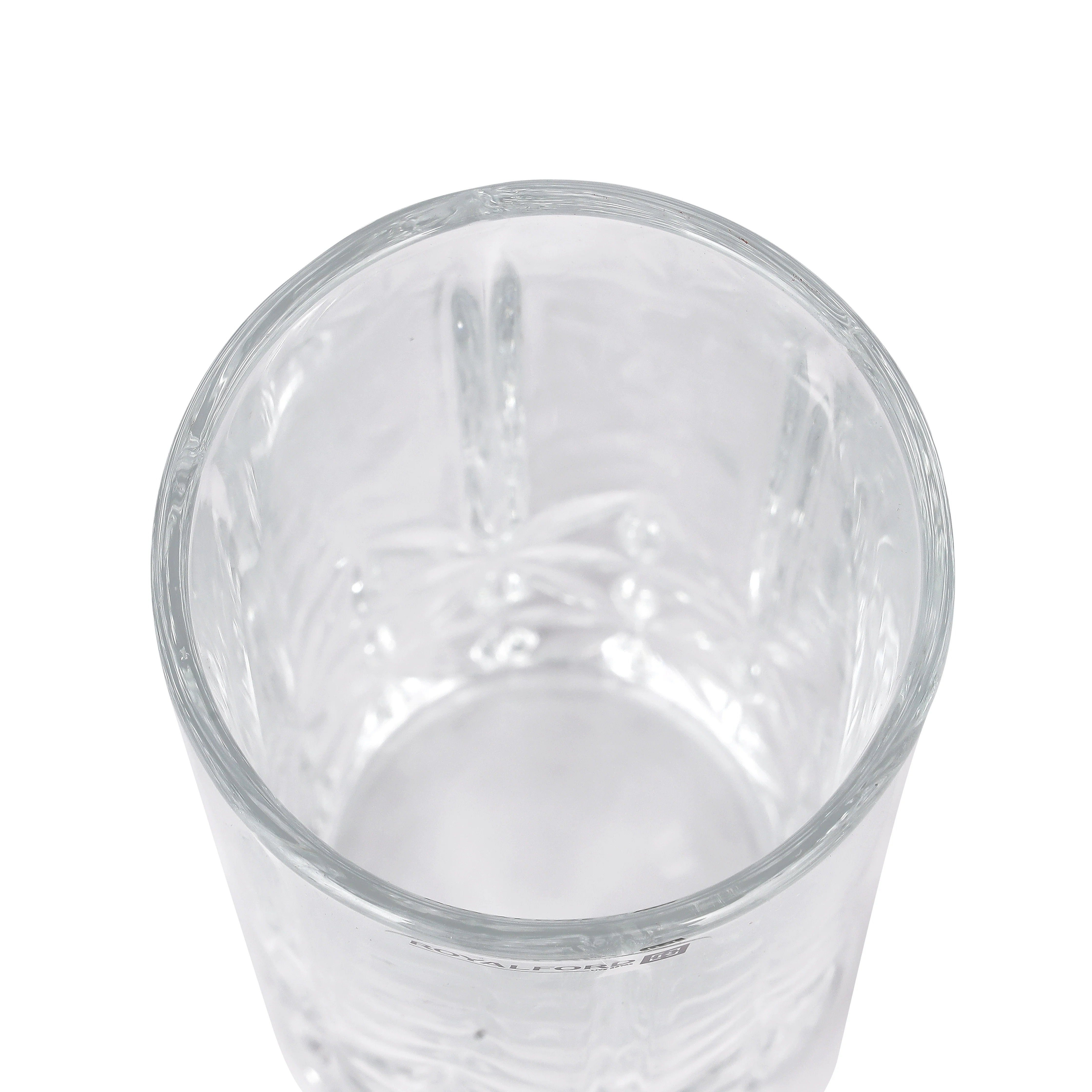 Royalford RF11662 Glass Tumbler Set | 3 Pcs 360ML Lead Free Soda Lime Drinking Glasses| Elegant Textured Base| Premium Water Juice Soft Drink Beverage Glassware for Home - Image 4