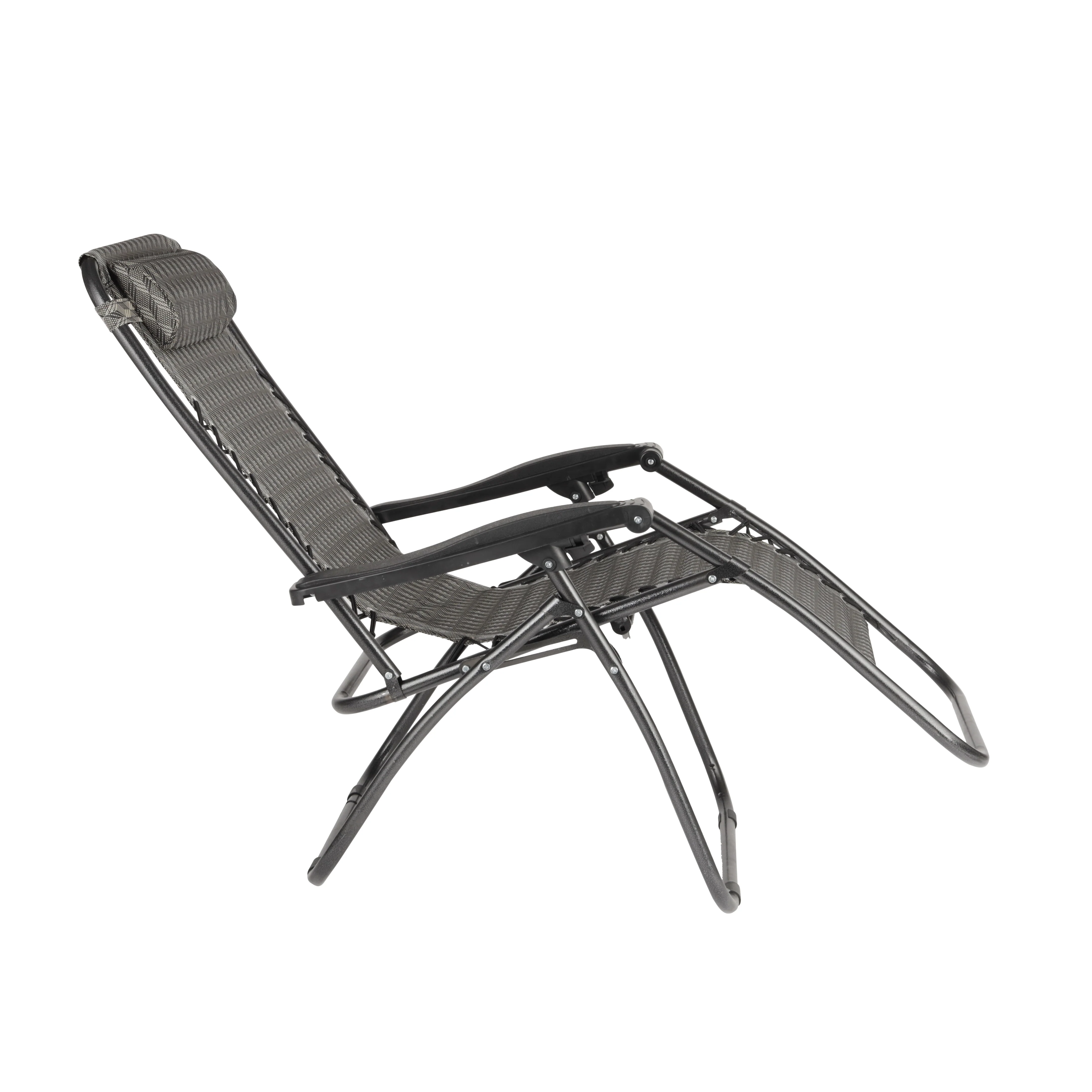 Royalford RF11675 Campmate Zero Gravity Chair | Iron Frame and Textilene Fabric | Foldable Reclining Chair for Outdoor Camping, Garden, Patio and Relaxation Use - Image 3