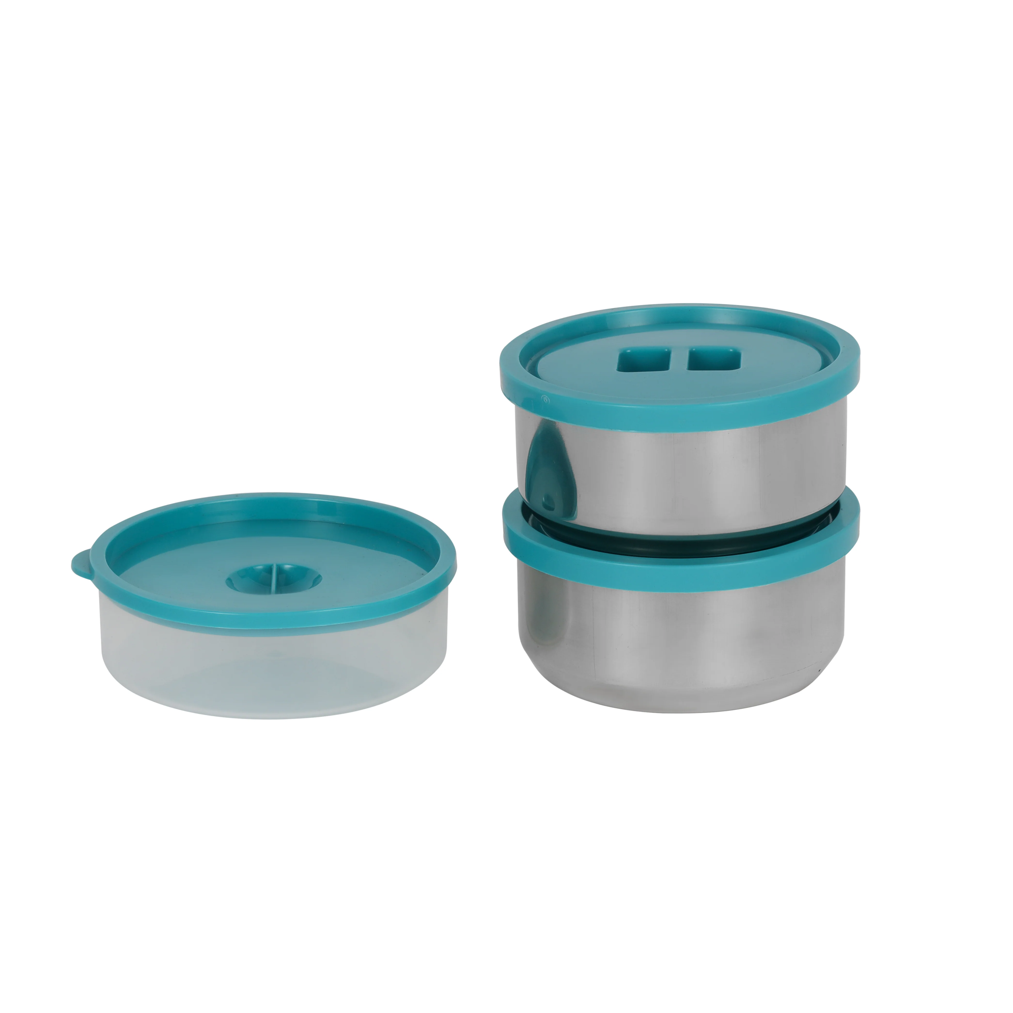 Royalford RF11694 Diet Meal Hot Lunch Box 800ml | Stainless Steel Inner | 3 Containers| BPA-Free Food Grade Material | Heat Retaining | Leak-Resistant & Portable Design - Image 4