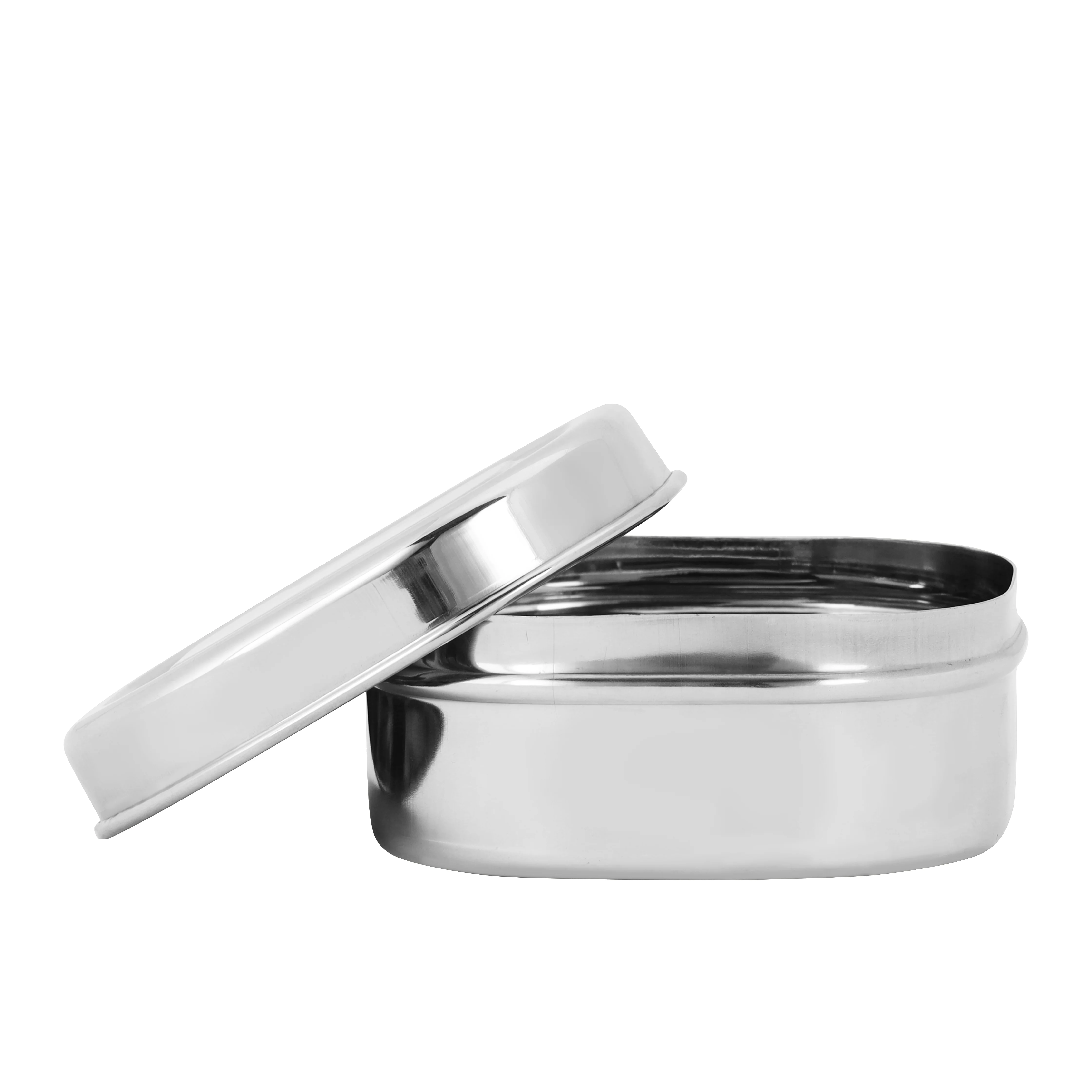 Royalford RF11701 Stainless Steel Square Dabba | 10CM Food Storage Container with Lid | Mirror Finish Rust & Corrosion Resistant Food Grade Kitchen Storage Box - Image 3