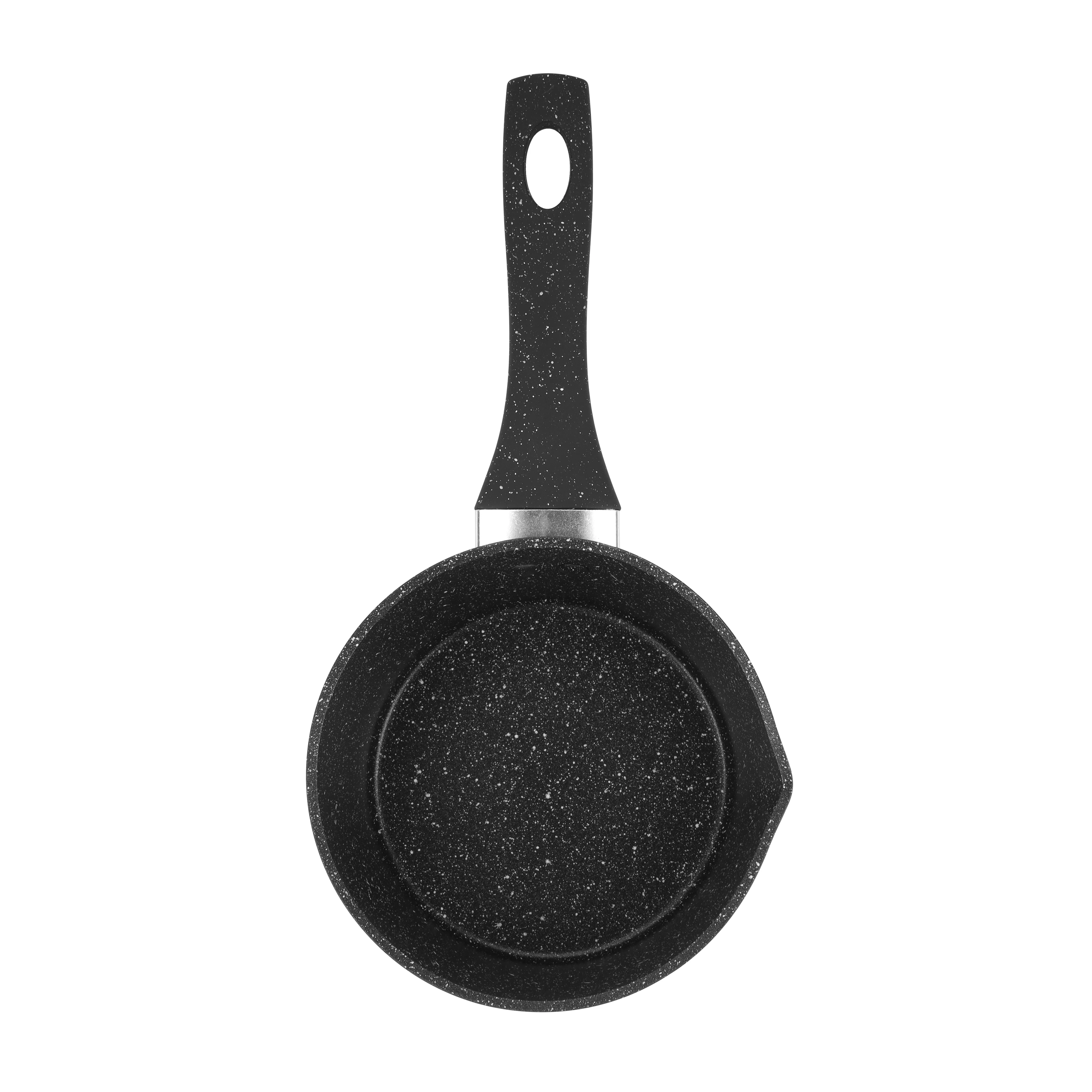 Royalford RF11833 16cm Granite Milk Pan | Forged Aluminium Non-Stick Induction Saucepan |  Pouring Spout |  5 Layer Coating | Soft Touch Handle | Dishwasher Safe Design - Image 3