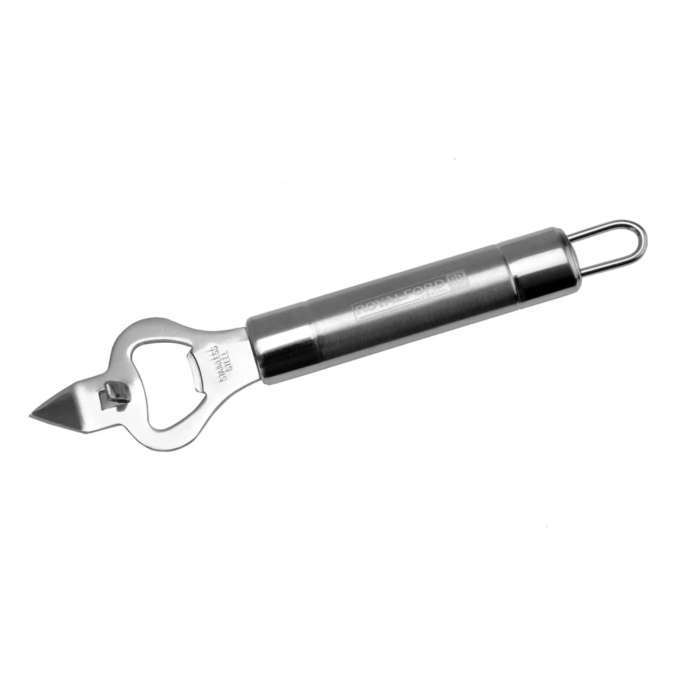 Royalford RF1185 BO Bottle Opener with Ergonomic Grip | Durable Stainless Steel Construction | Dishwasher Safe Classic Design | Heavy Duty Kitchen & Bar Opening Tool - Image 2