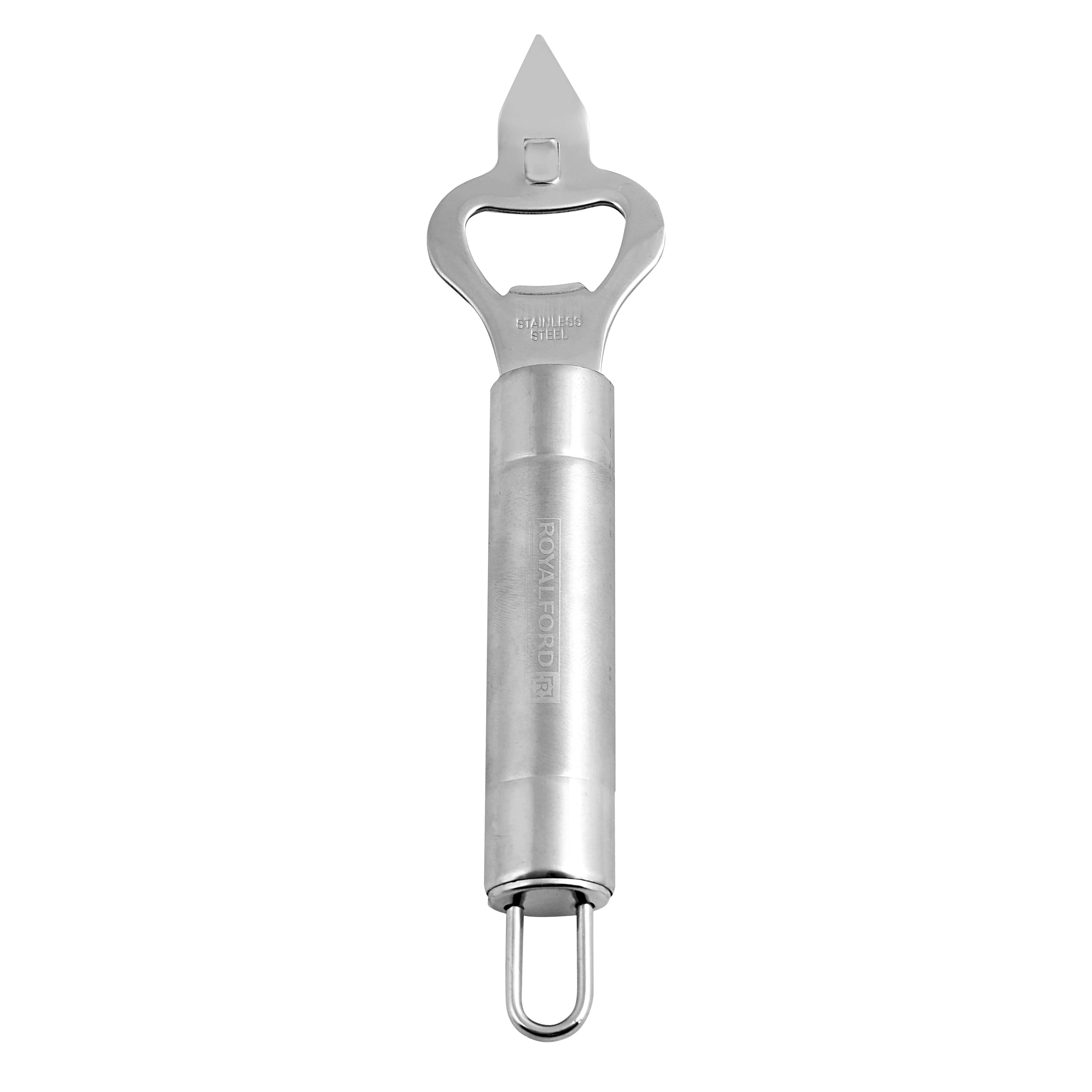 Royalford RF1185 BO Bottle Opener with Ergonomic Grip | Durable Stainless Steel Construction | Dishwasher Safe Classic Design | Heavy Duty Kitchen & Bar Opening Tool - Image 3