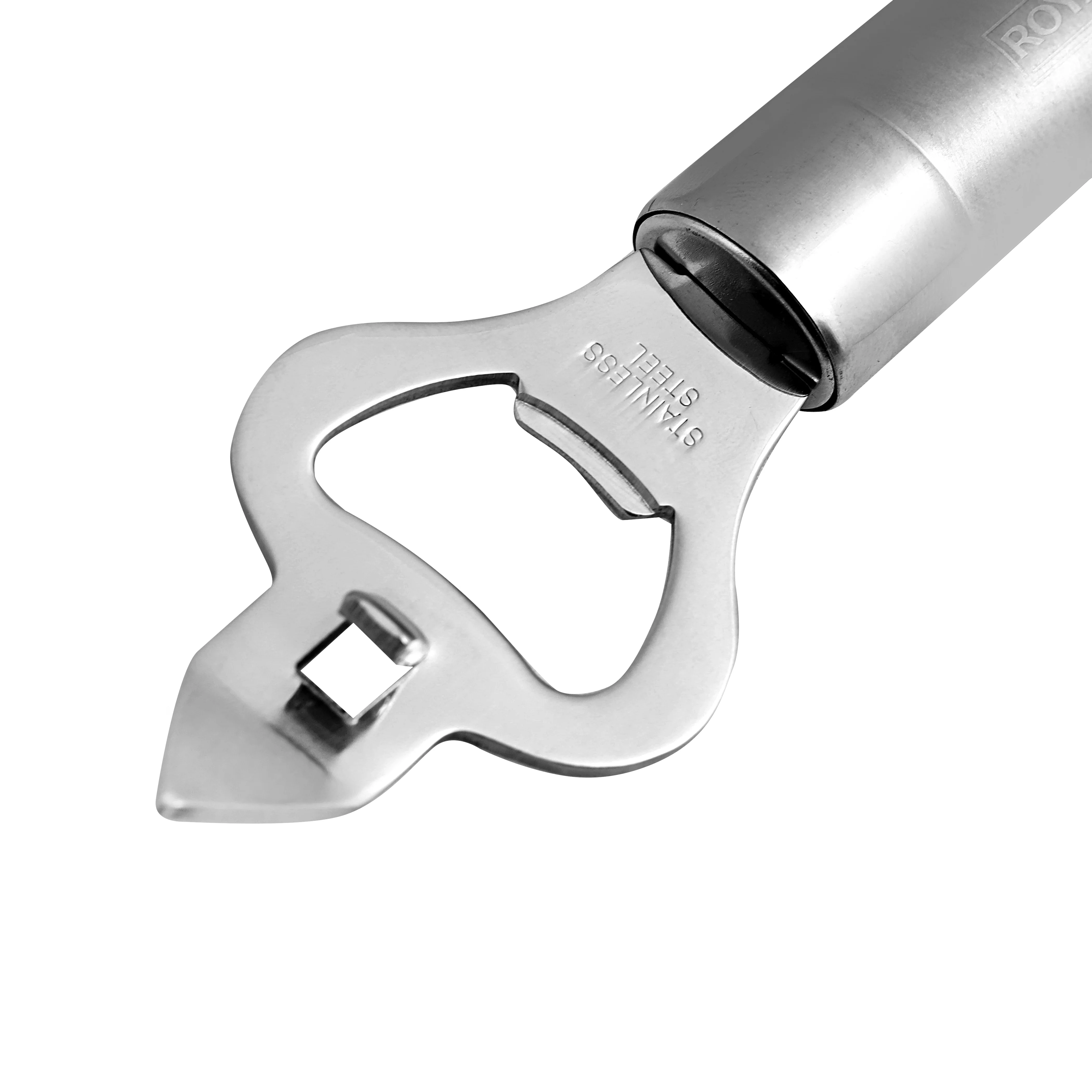 Royalford RF1185 BO Bottle Opener with Ergonomic Grip | Durable Stainless Steel Construction | Dishwasher Safe Classic Design | Heavy Duty Kitchen & Bar Opening Tool - Image 4