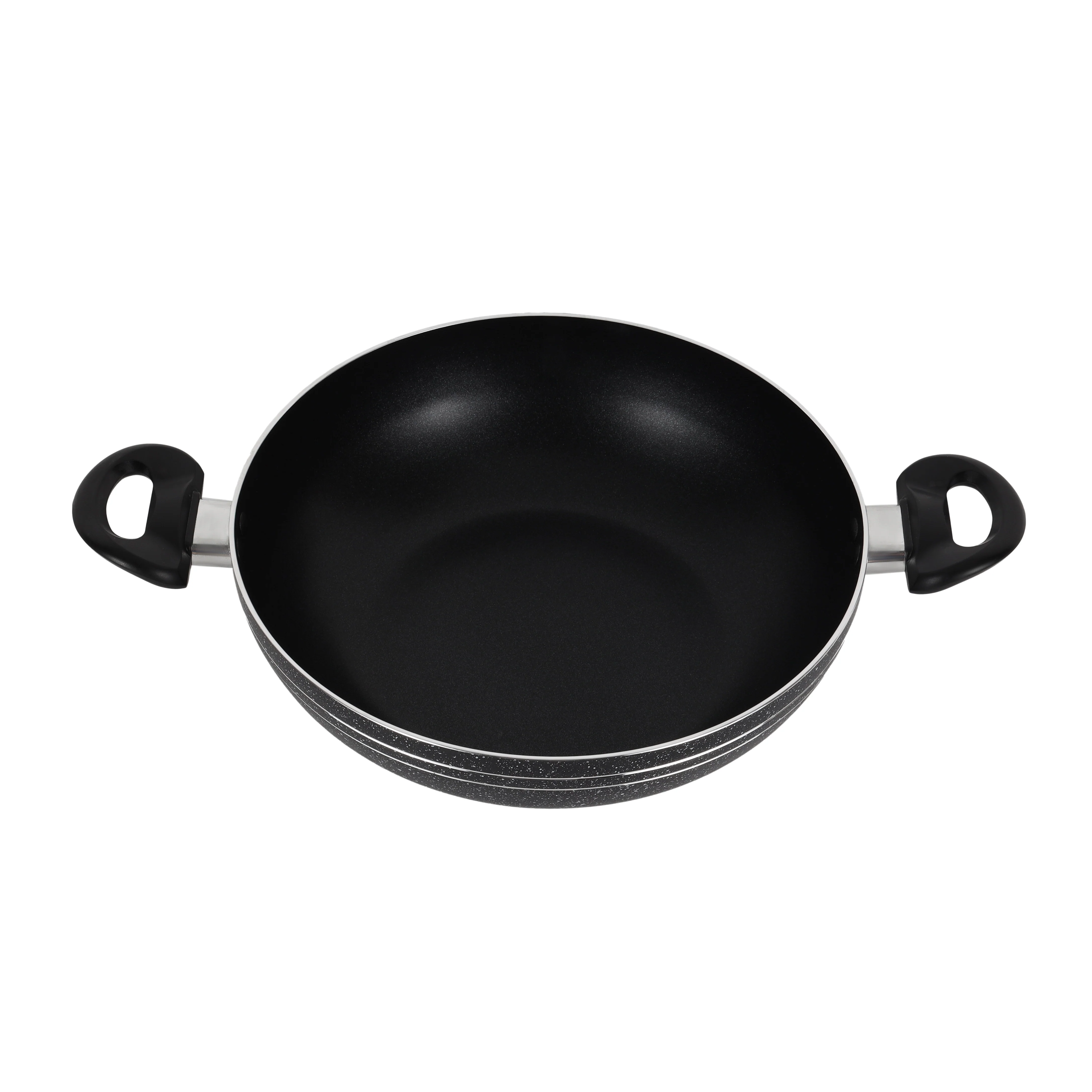 Royalford RF11885 Elight 28cm Non-Stick Wok Pan with Lid | Induction Compatible Aluminium Wok | 3-Layer Coating | Bakelite Handles |Perfect for Healthy Everyday Cooking - Image 3