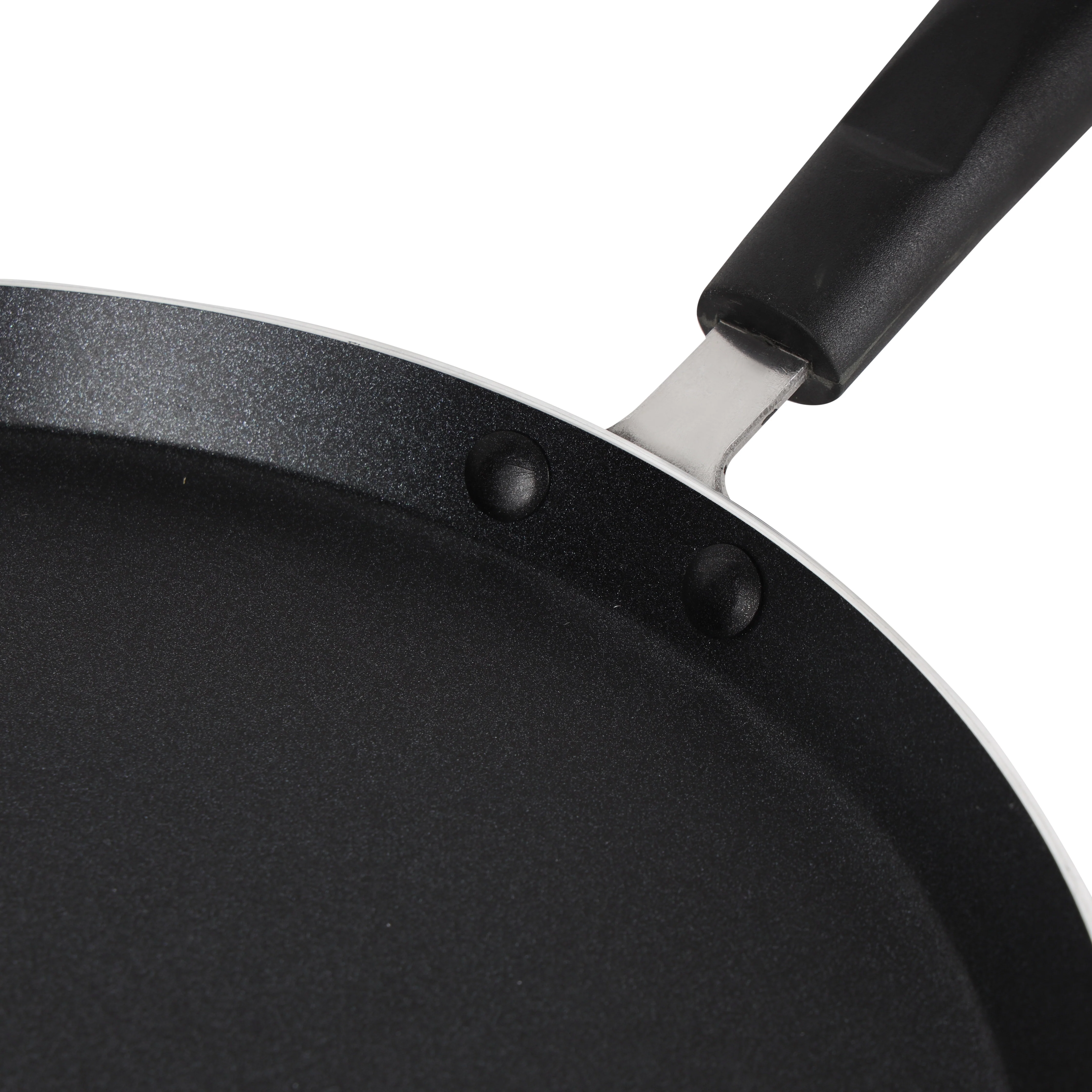 Royalford RF11889 30cm Non-Stick Tawa | Induction Compatible Press Aluminium Flat Pan | 3-Layer Coating | PFOA Free Surface | Dishwasher Safe | Heat Resistant Handle - Image 4