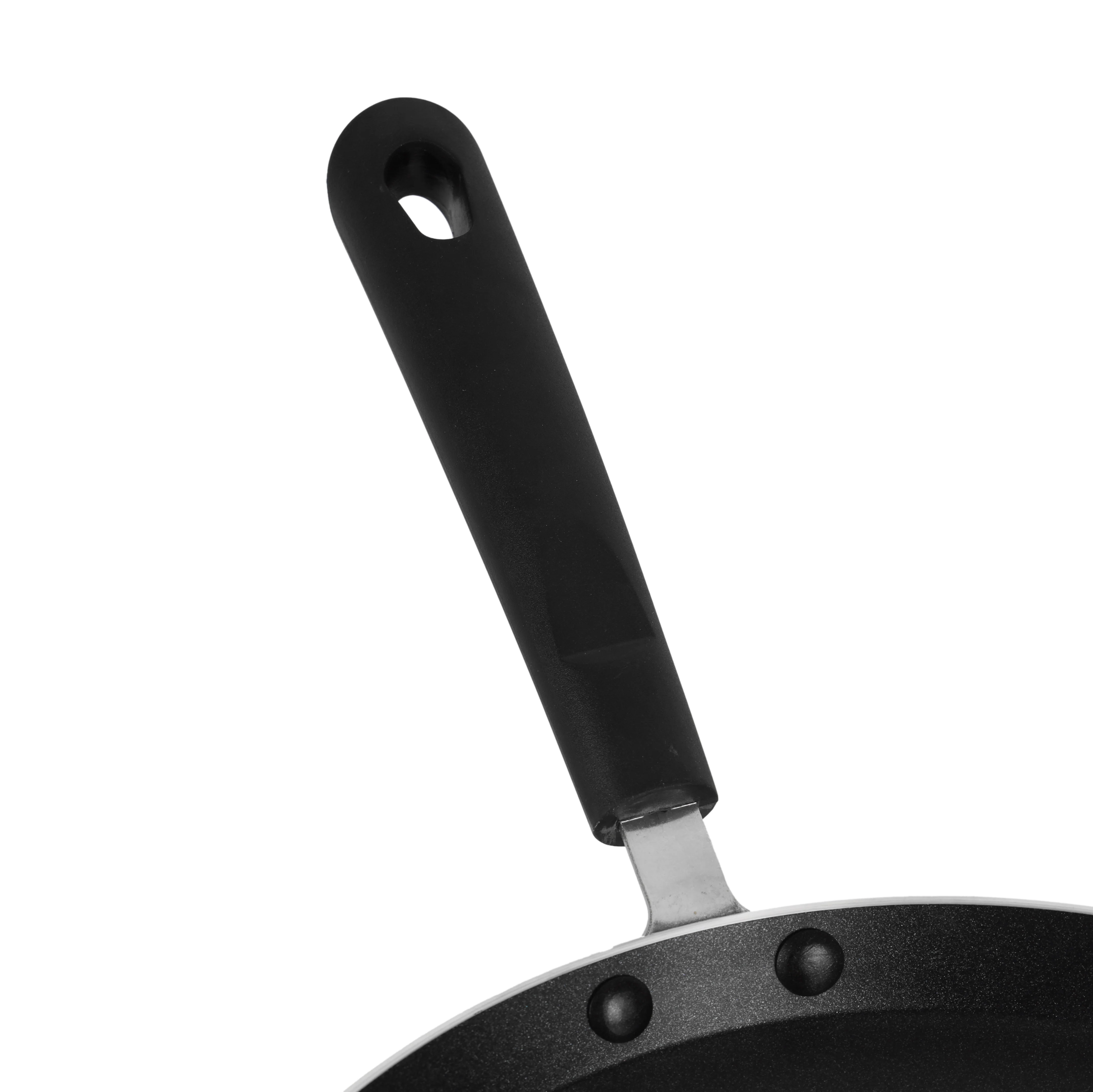 Royalford RF11889 30cm Non-Stick Tawa | Induction Compatible Press Aluminium Flat Pan | 3-Layer Coating | PFOA Free Surface | Dishwasher Safe | Heat Resistant Handle - Image 5