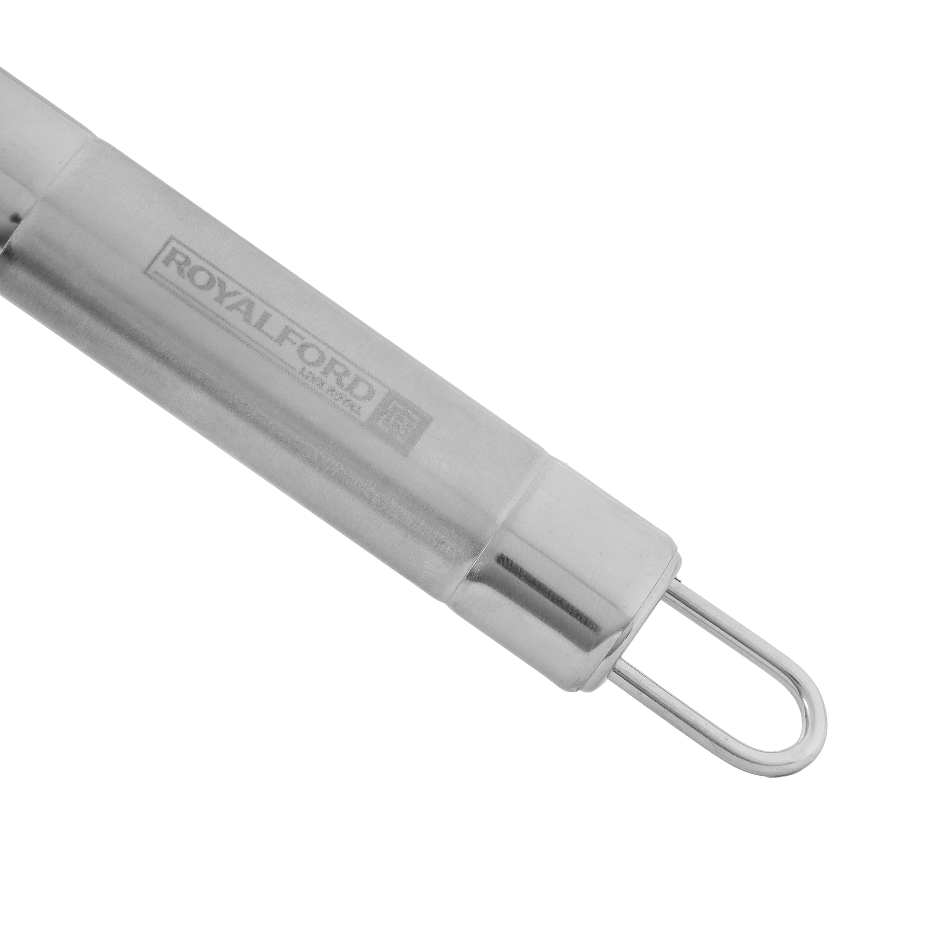 Royalford RF1189-TP Stainless Steel Triangle Peeler| Durable Vegetable & Fruit Peeler with Sharp Blade| Ergonomic Handle Kitchen Tool for Easy, Fast & Efficient Peeling - Image 4