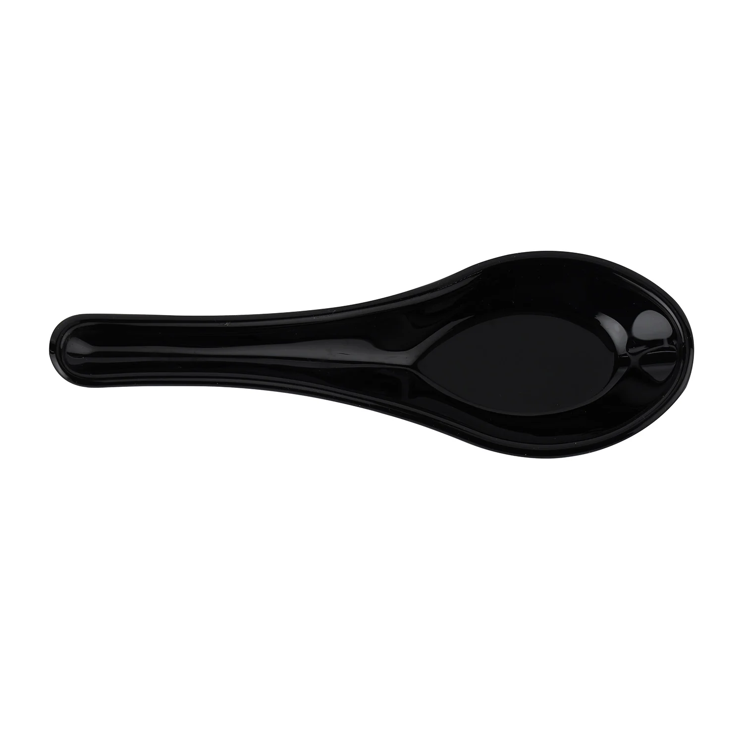 RoyalFord RF11908 Opalware Soup Spoon | Black Wave Series | Lightweight, Chip Resistant , Microwave & Dishwasher Safe | Durable Serving Spoon for Soup & Dining Use - Image 4