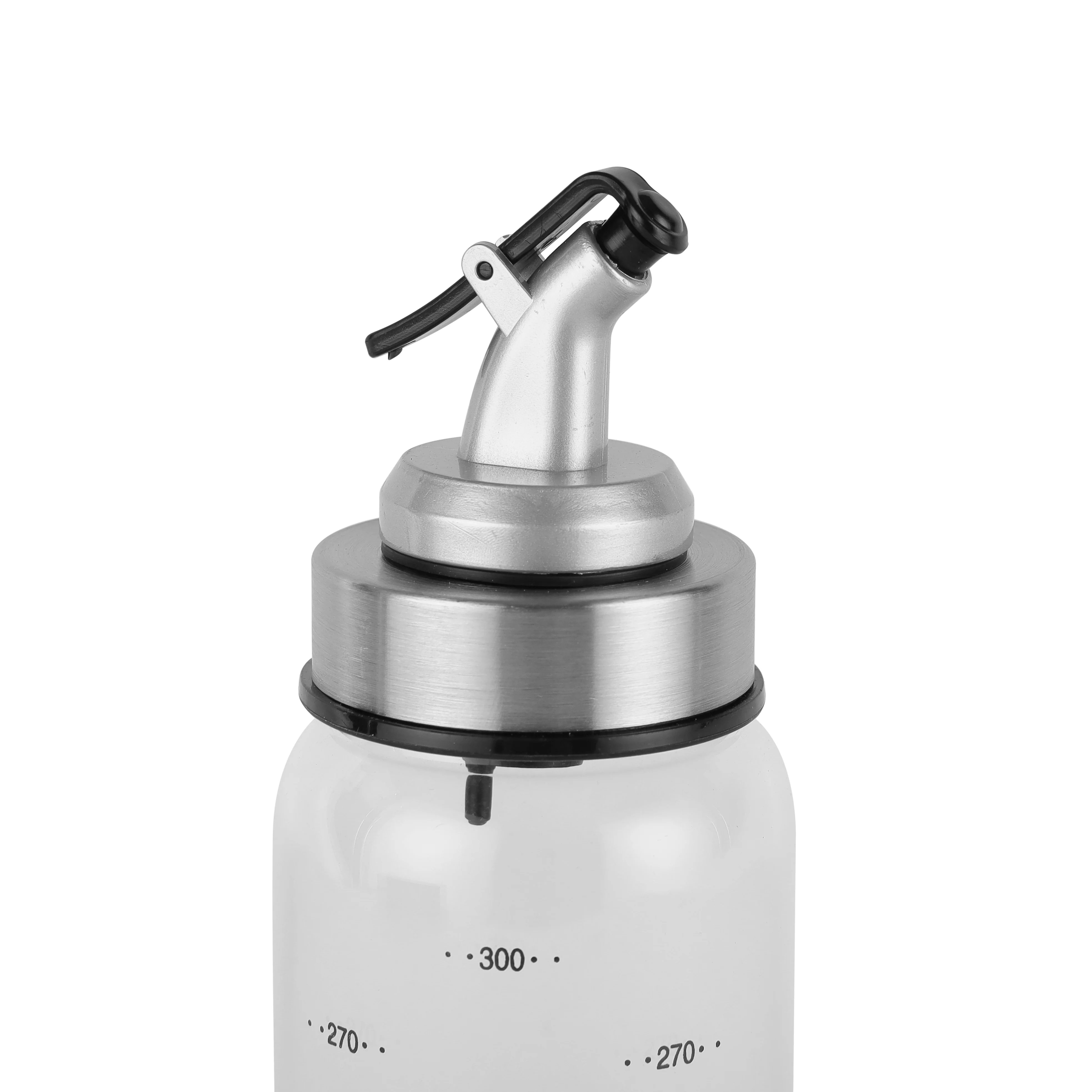 Royalford RF11929 oil bottle 300ml| made of borosilicate glass & stainless steel pouring spout| leak-proof design, BPA-free, ideal for oil, vinegar, sauces & kitchen use| - Image 4