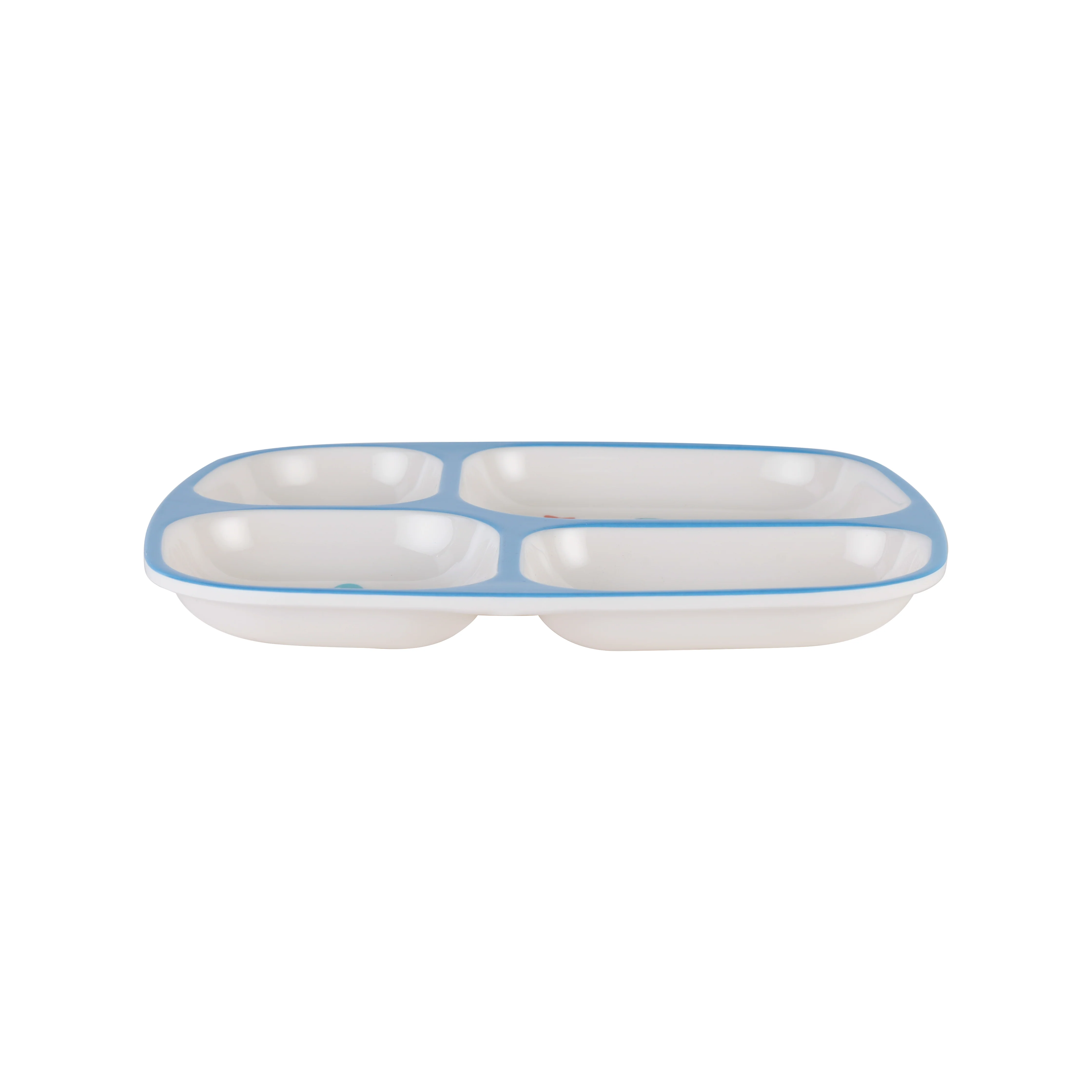 Royalford RF11931 Baby Plate| 4 compartments with made from BPA-free melamine| Durable, odour-free, food-grade kids plate with cute design for safe and easy mealtime use| - Image 4