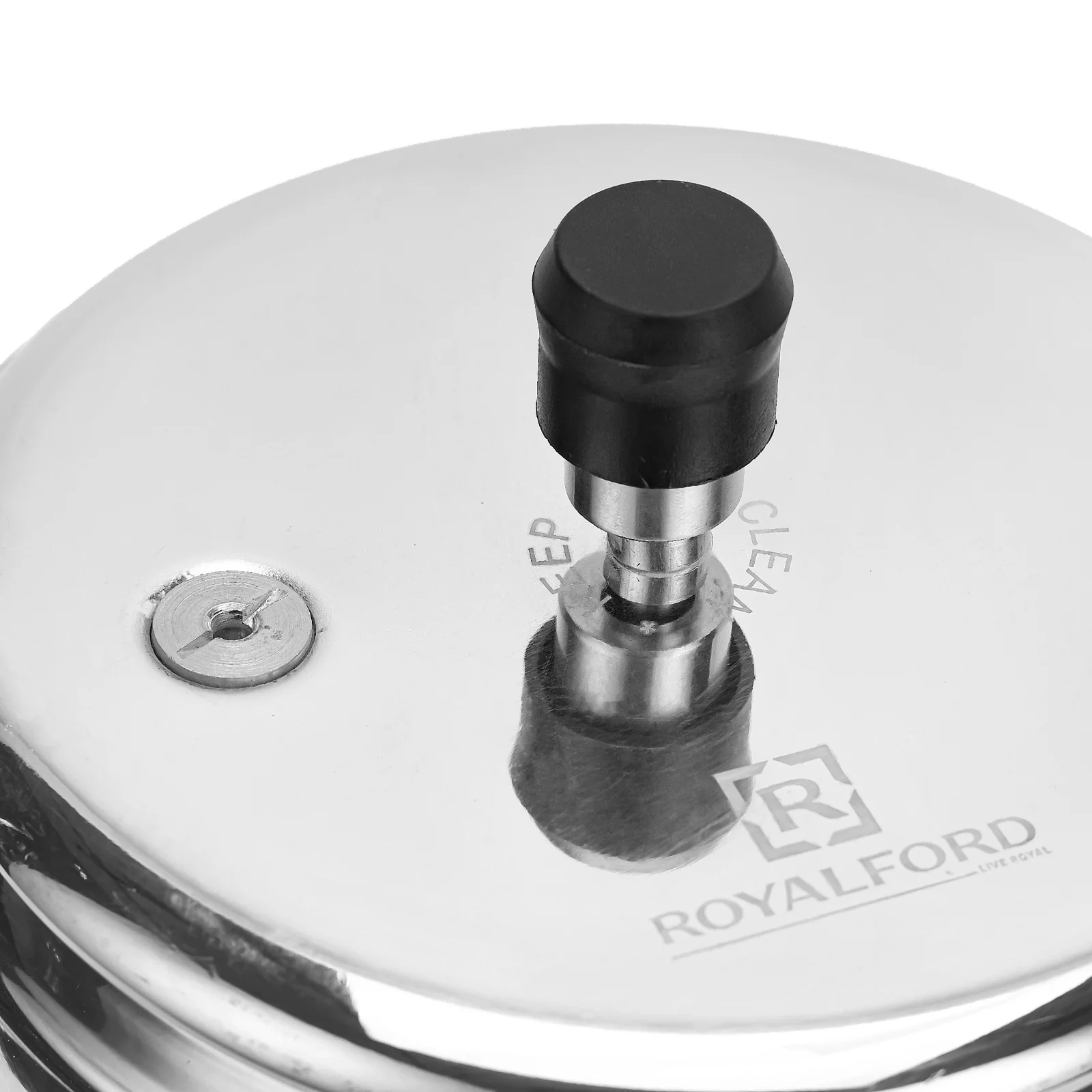 Royalford RF11941NS 3L Aluminium Pressure Cooker | Improved Pressure Regulator | Anti-Implosion Lid | Stepped Bottom Design | Strong Ergonomic Handle | 2-Year Warranty - Image 5