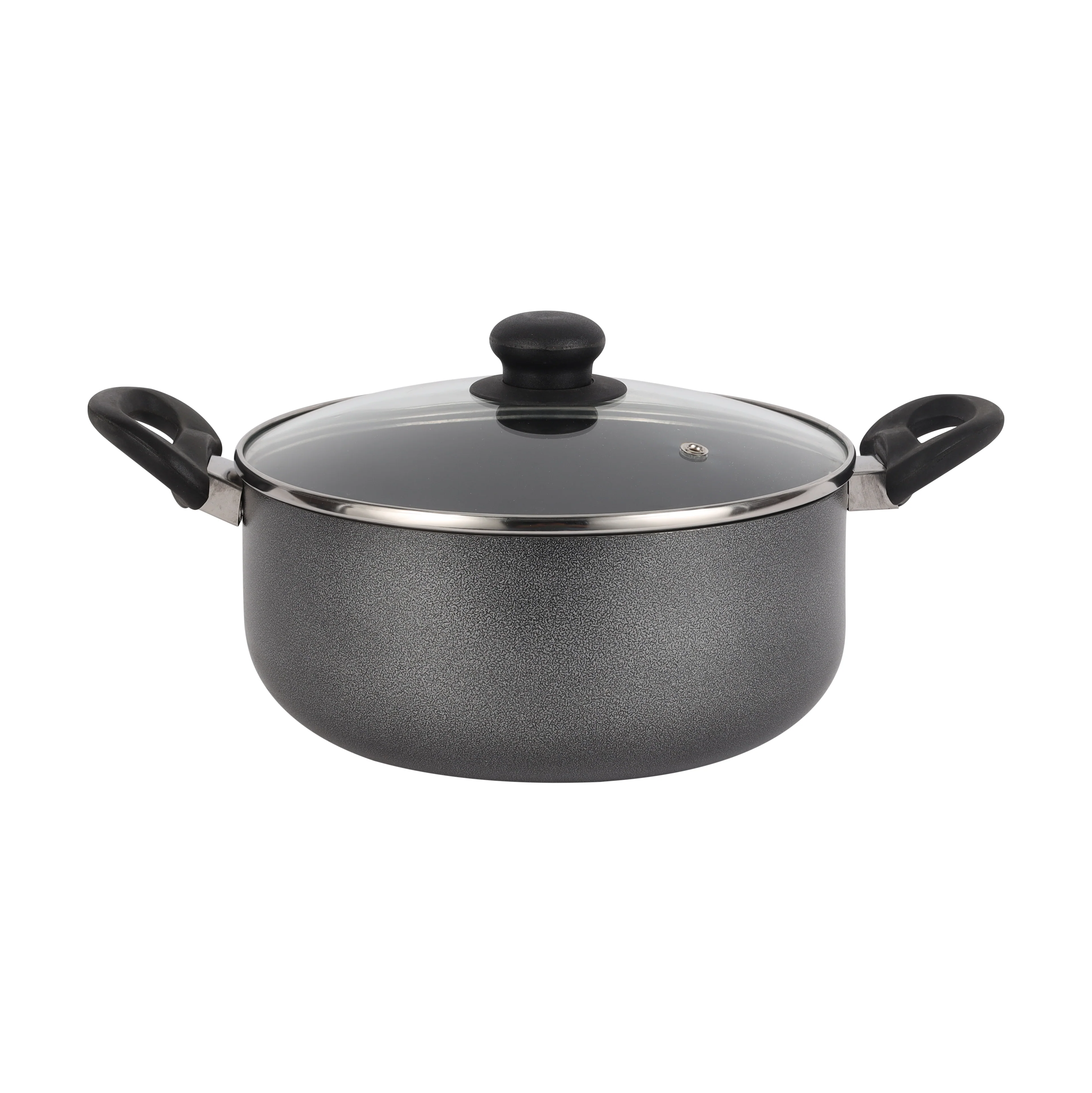 Royalford RF11953 7 Pcs Non-Stick Cookware Set| Press Aluminium with Glass Lids| Frypan, Saucepan & Casserole| 3 Layer Coating| Strong Bakelite Handles for Daily Use - Image 4