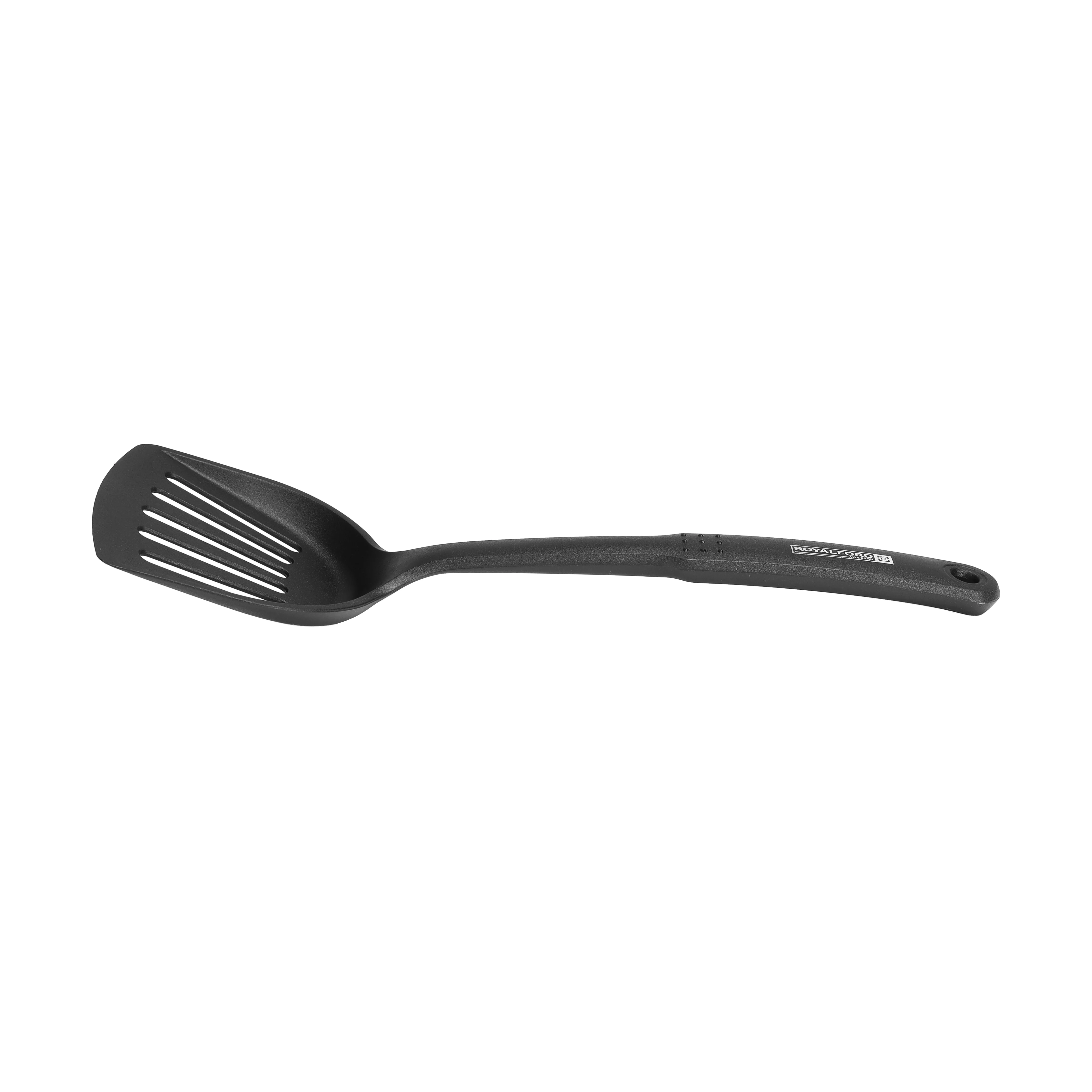 Royalford RF1196-NSS Nylon Slotted Spatula | Heat Resistant Non-Stick Turner with Ergonomic Handle| Durable Kitchen Spatula for Flipping, Frying, Cooking & Serving Food - Image 3