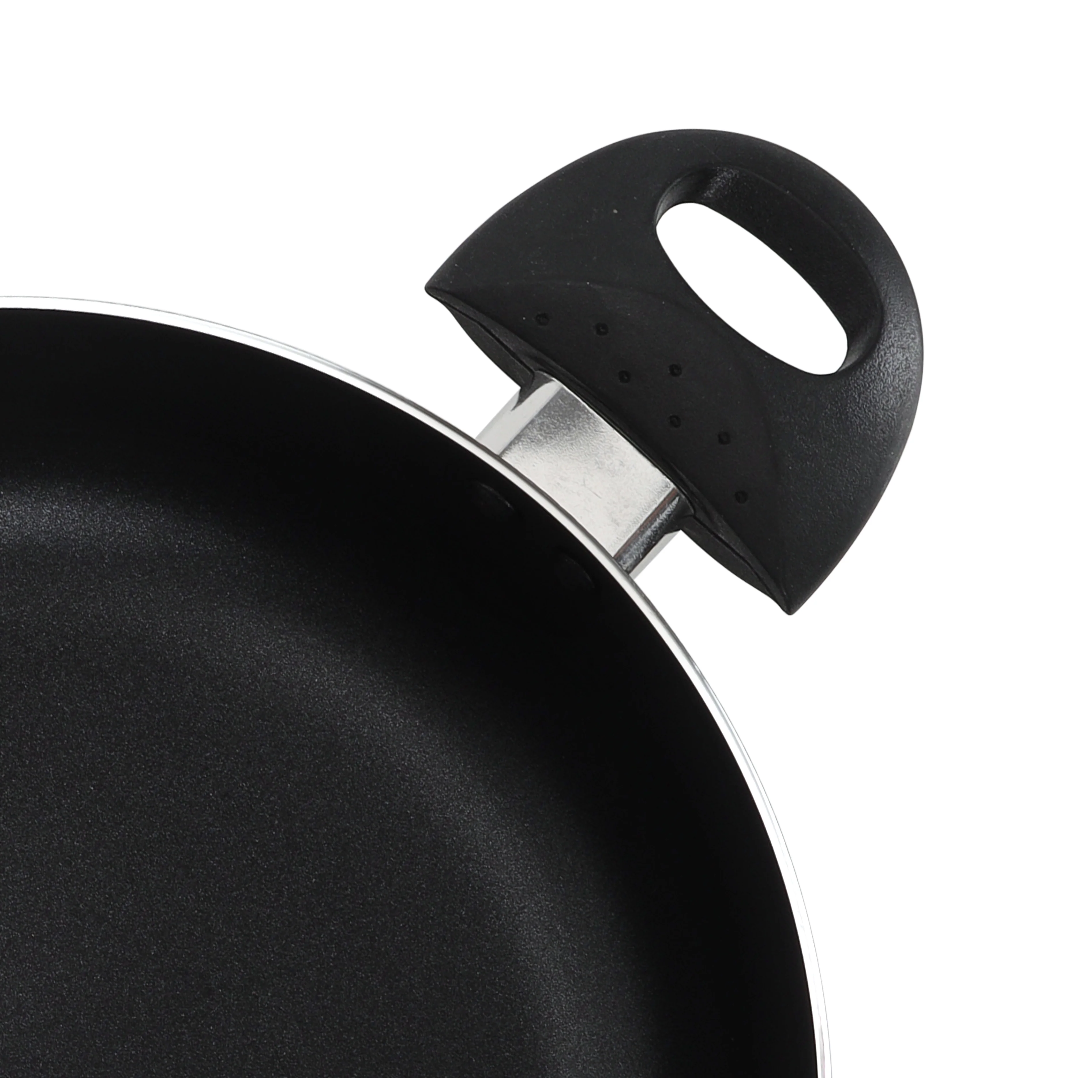 Royalford RF11962 26cm Aluminium Non-Stick Casserole | Tempered Glass Lid | 2.0mm Press Aluminium Body | PTFE & PFOA Free Cookware for Gas, Hot Plate & Halogen Cooking - Image 6