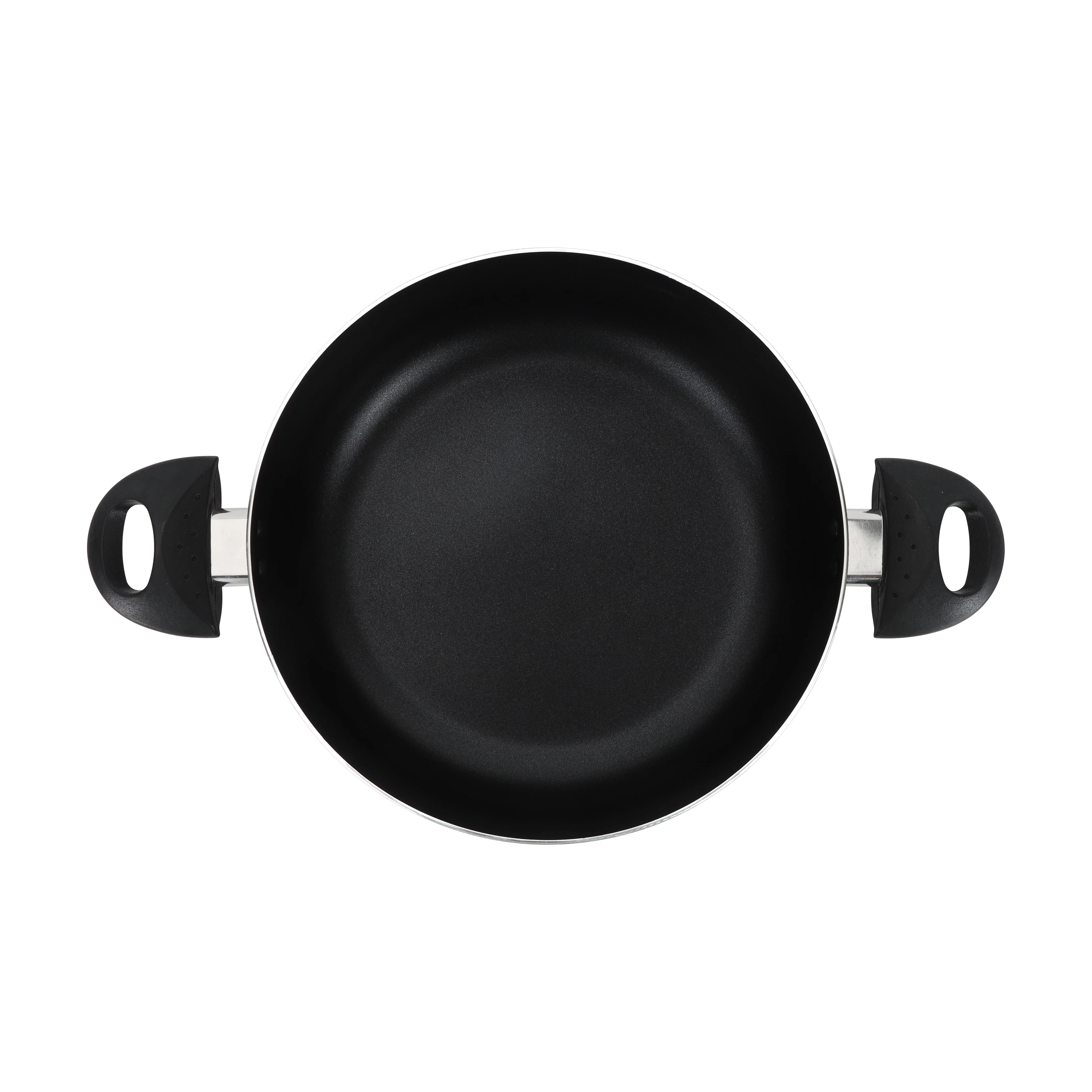Royalford RF11965 32cm Aluminium Casserole | Non-Stick Coating |  Tempered Glass Lid|  Strong Bakelite Handles |  Heat Resistant Body for Large Capacity Family Cooking - Image 5