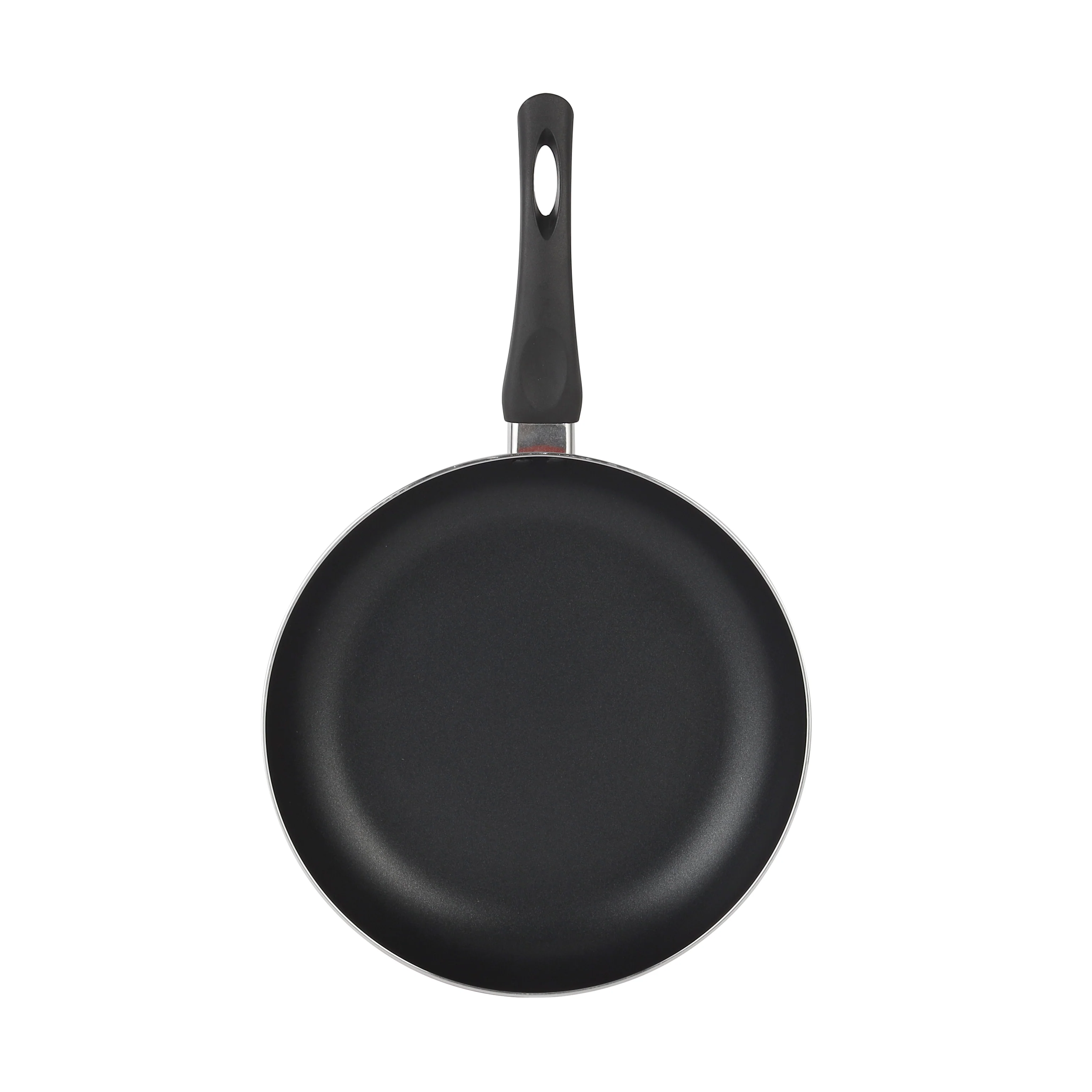 Royalford RF11976 24CM Aluminium  Non-Stick Frypan | Tempered Glass Lid | 3-Layer PTFE & PFOA Free Coating | Durable Bakelite Handle for Gas & Induction Cooking - Image 4