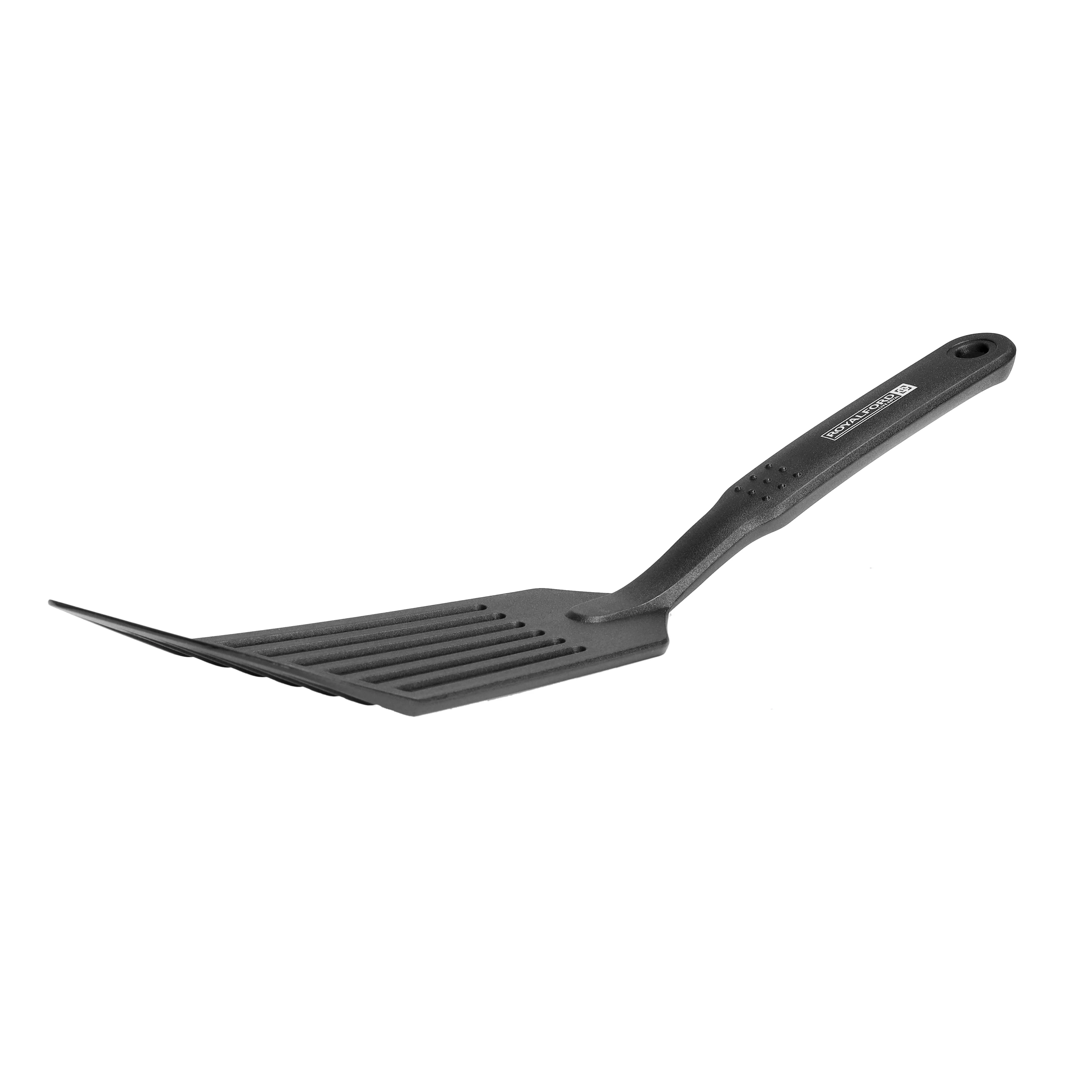 Royalford RF1198-NLSS Nylon Slotted Spatula | Heat Resistant Non-Stick Turner with Wide Head | Ergonomic Handle | Perfect for Flipping, Frying, Cooking & Serving Food - Image 4