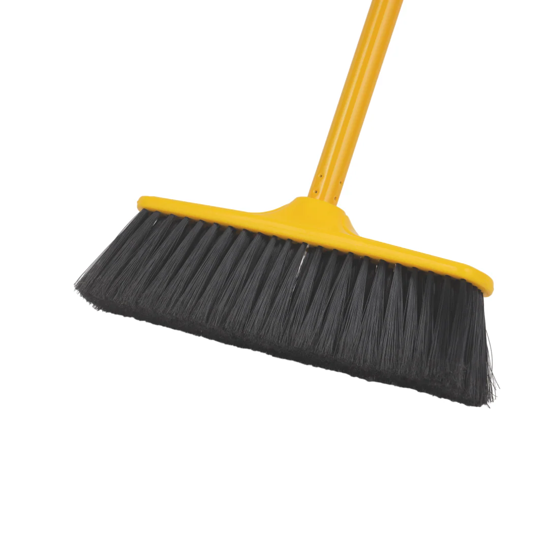 Royalford RF11999 Floor Broom with Long Steel Handle | 28.5cm Heavy Duty Cleaning Broom for Wet & Dry Floors, Tiles, Bathroom, Kitchen & Concrete| Durable Sweeping Brush - Image 4