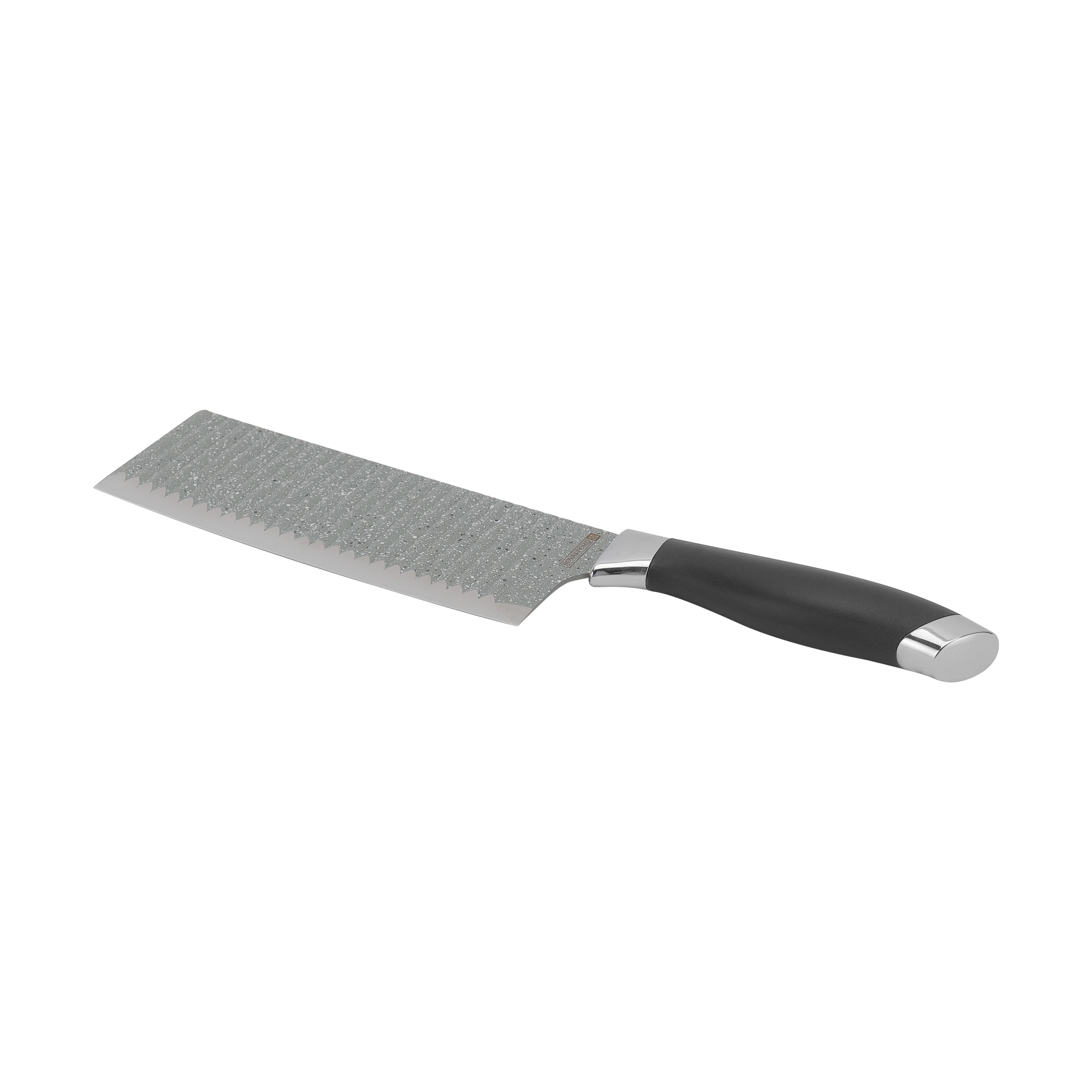 Royalford RF12007 7 Inch Stainless Steel Cleaver Knife | Non-Stick Coating | Extra Sharp Heavy Duty Kitchen Chopper | Ergonomic PP Handle | Perfect for Meat & Vegetables