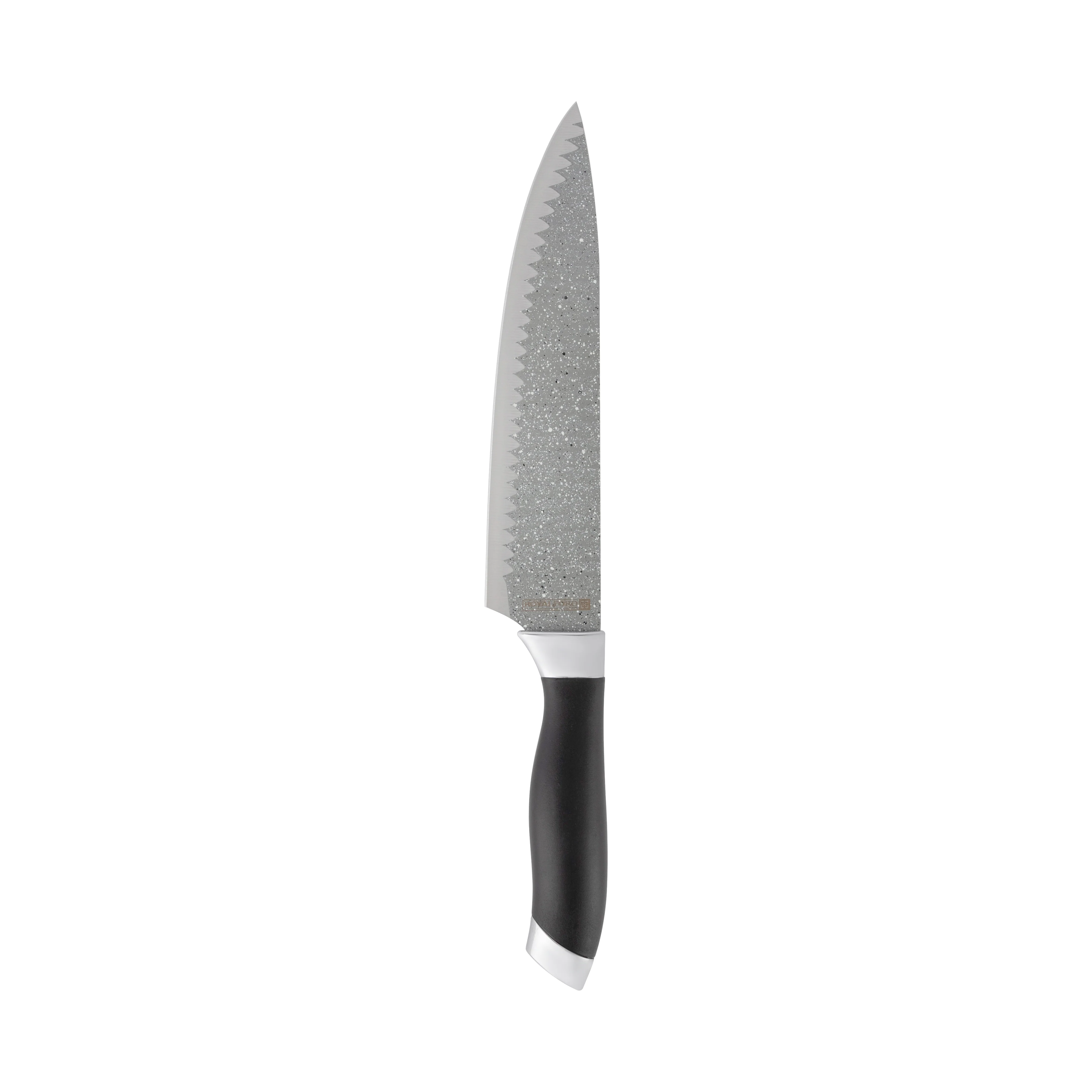 Royalford RF12010 8 Inch Chef Knife |Stainless Steel Kitchen Knife with Non Stick Coating| Sharp Food Grade Blade | Ergonomic PP Handle for Cutting, Chopping & Slicing