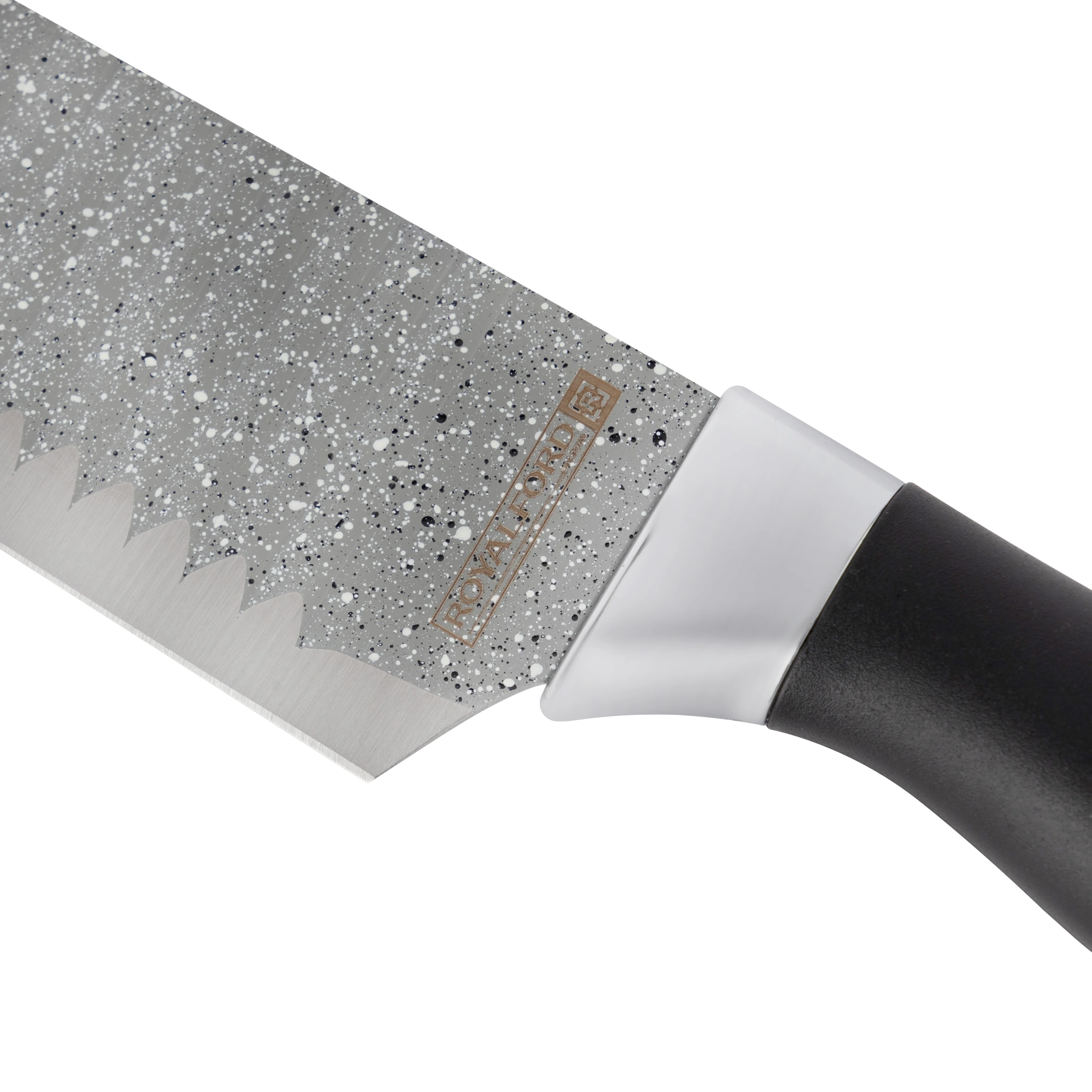 Royalford RF12010 8 Inch Chef Knife |Stainless Steel Kitchen Knife with Non Stick Coating| Sharp Food Grade Blade | Ergonomic PP Handle for Cutting, Chopping & Slicing - Image 4