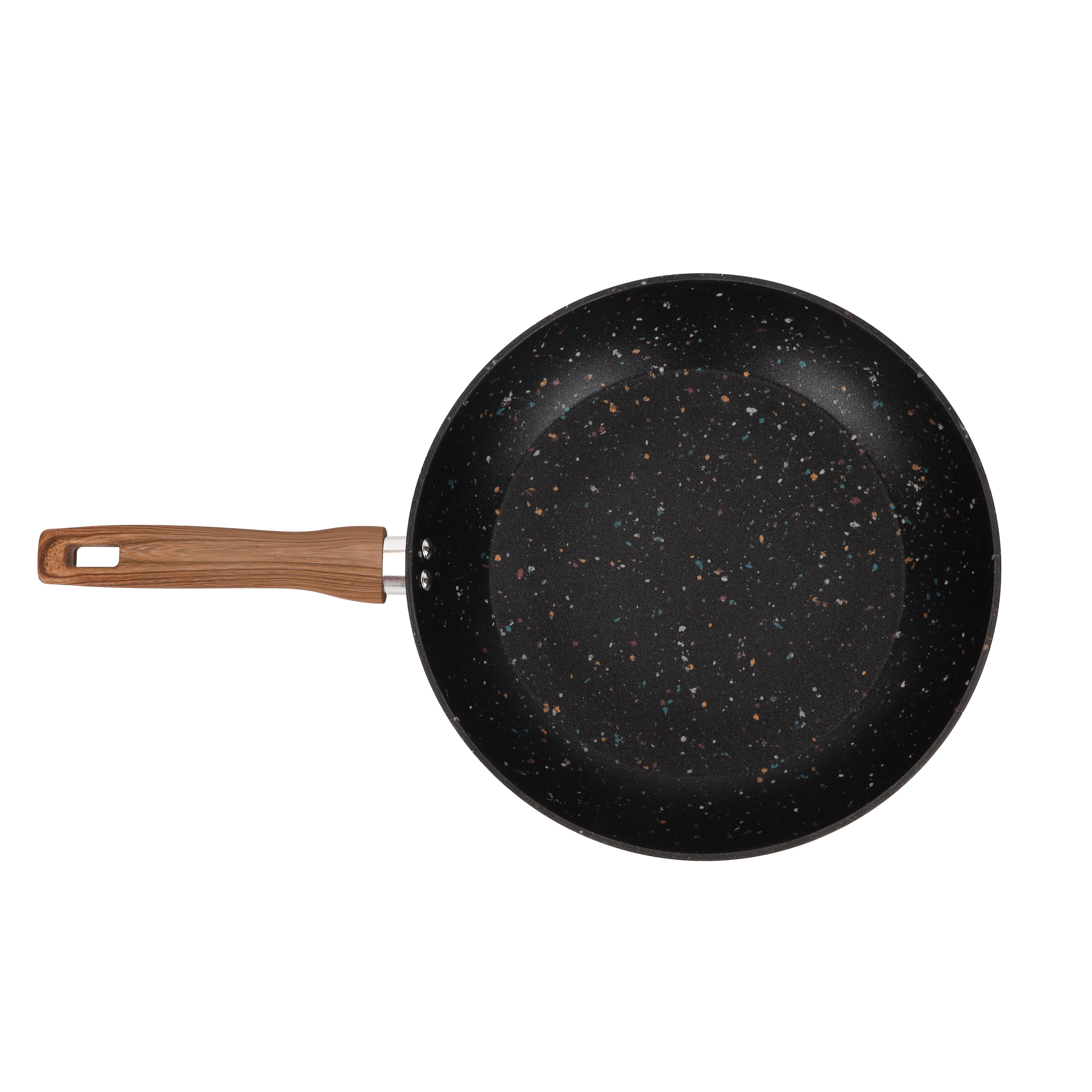 Royalford RF12013 28cm Forged Aluminium Frypan | Multistone Granite Coating| Induction Compatible| PFOA Free Non-Stick Pan| Extra-Thick Base & Ergonomic Soft-Touch Handle - Image 3