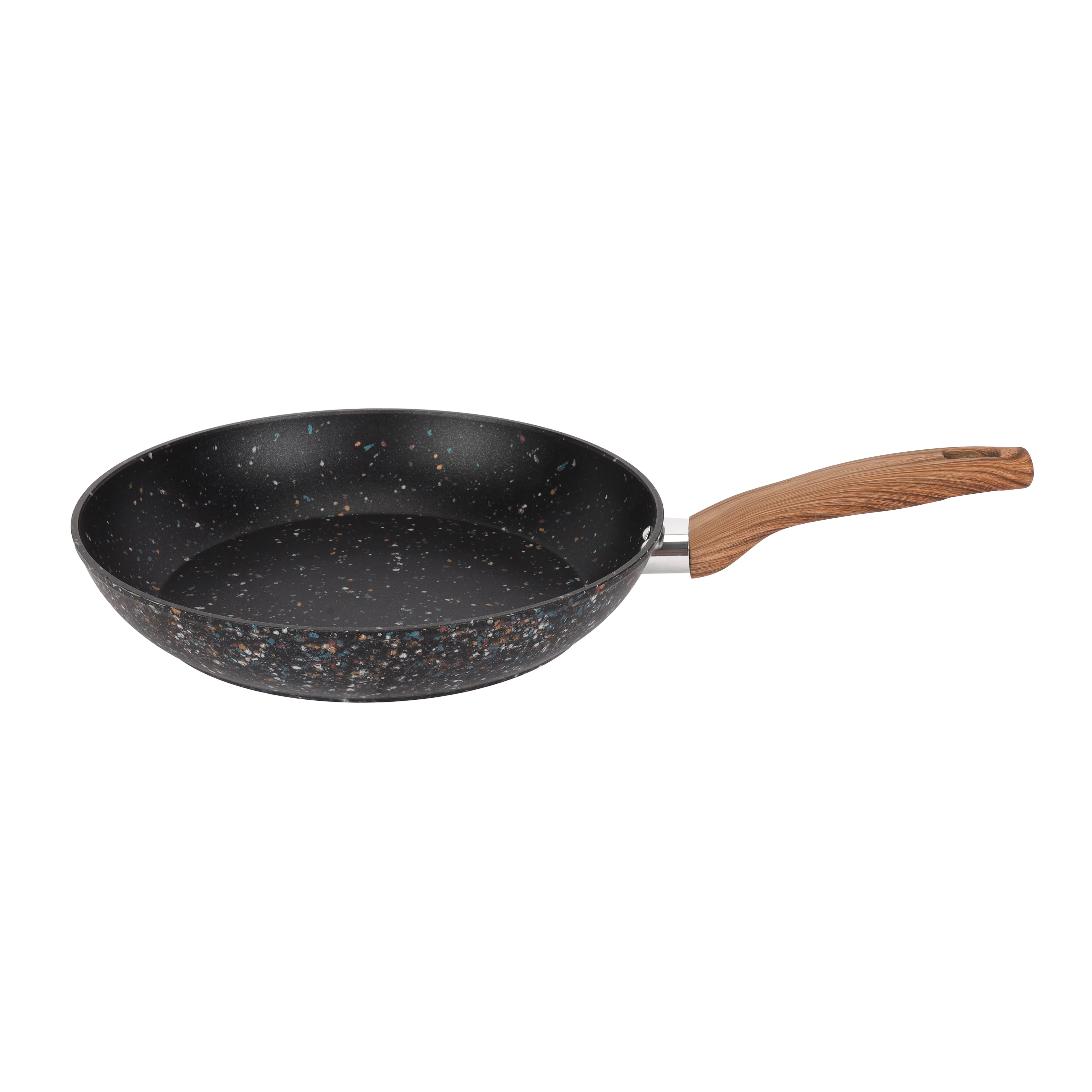 Royalford RF12014 30cm Forged Aluminium Frypan |  Multistone Granite Non-Stick Coating| Extra-Thick Induction Bottom| PFOA-Free Soft-Touch Handle | Durable Forged Body - Image 2