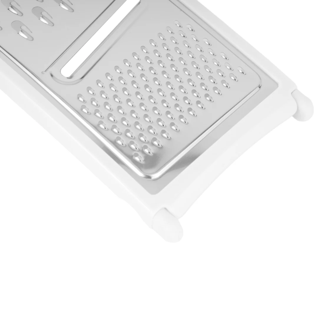 Royalford RF12021 Flat Grater| stainless steel multi blades and sharp cutting surfaces| soft TPR handle, dishwasher-safe design and ideal for grating, slicing| - Image 4