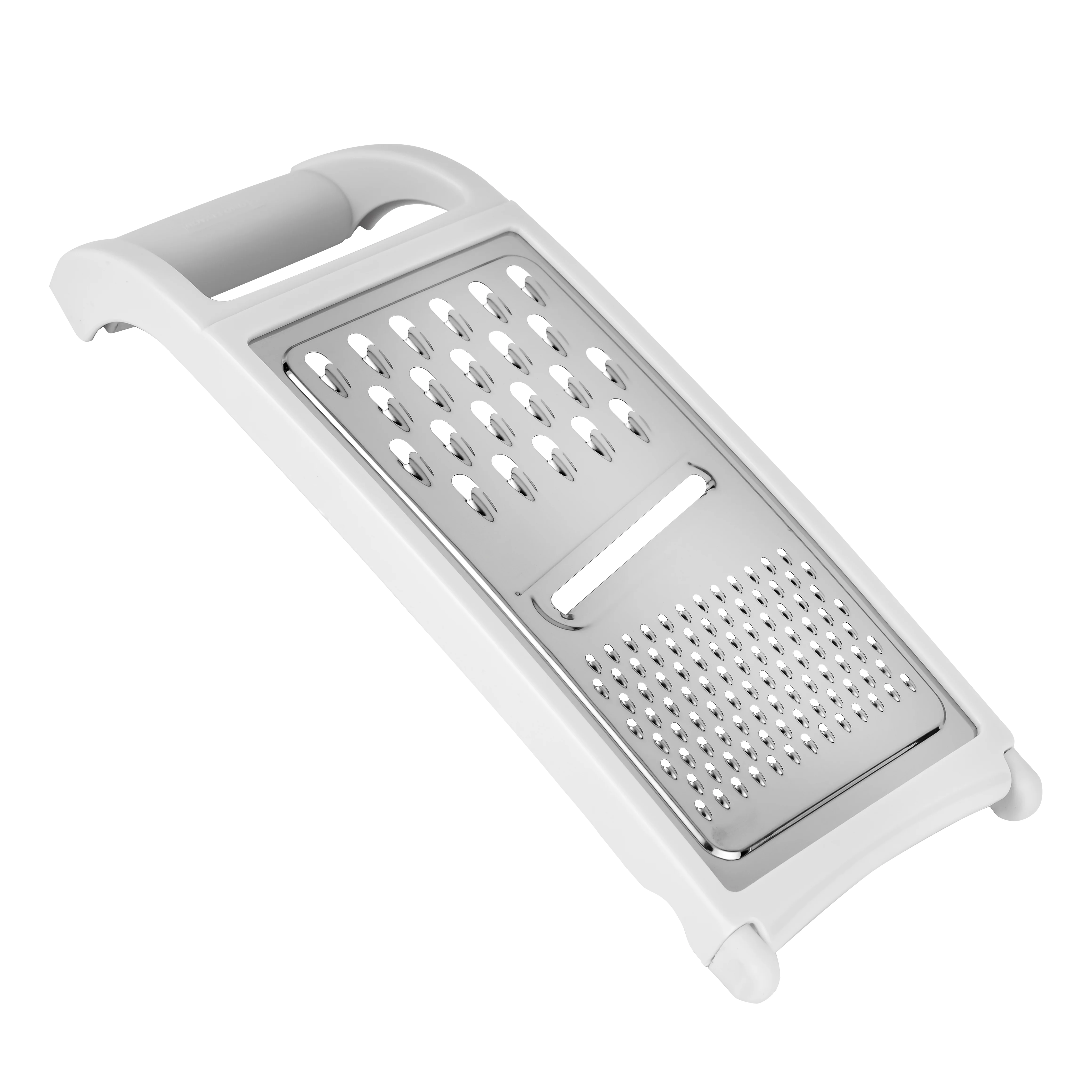 Royalford RF12021 Flat Grater| stainless steel multi blades and sharp cutting surfaces| soft TPR handle, dishwasher-safe design and ideal for grating, slicing| - Image 5