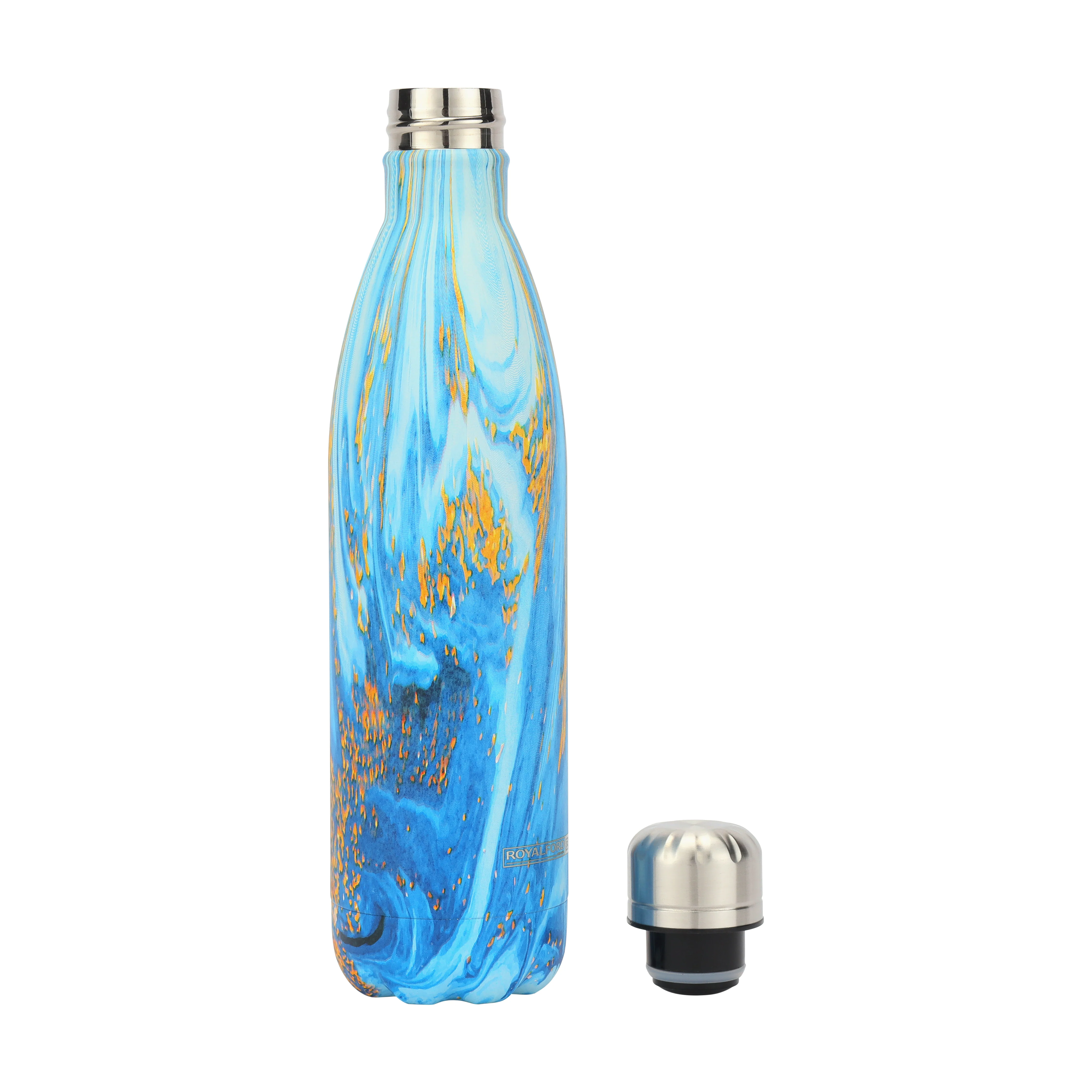 Royalford RF12026 750ml Stainless Steel Vacuum Bottle| Double Wall Insulated Leak Resistant Flask| Hot and Cold Water Bottle| Durable Travel Drink Bottle | Stylish Design - Image 3