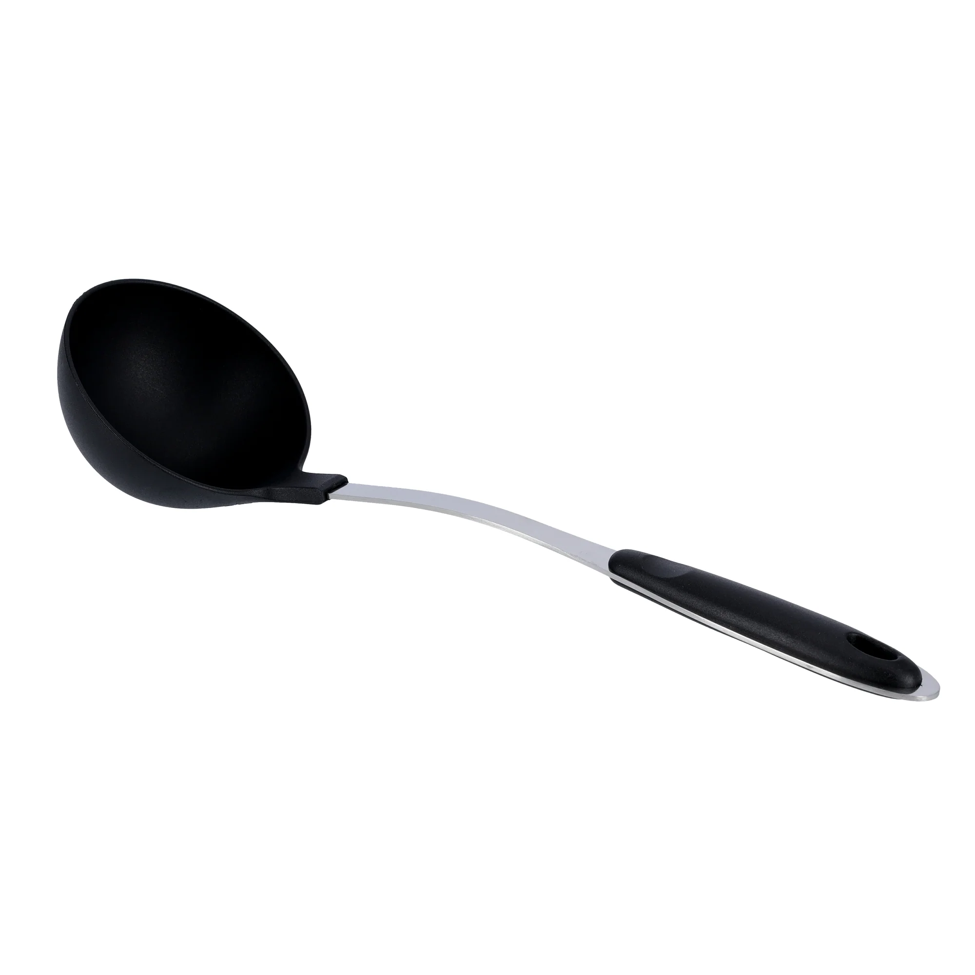 Royalford RF1204-NSPL Nylon Soup Ladle | Heat Resistant Non-Stick Serving Ladle | Ergonomic Handle | Durable Kitchen Ladle for Soup, Curry, Sauce & Gravy Serving