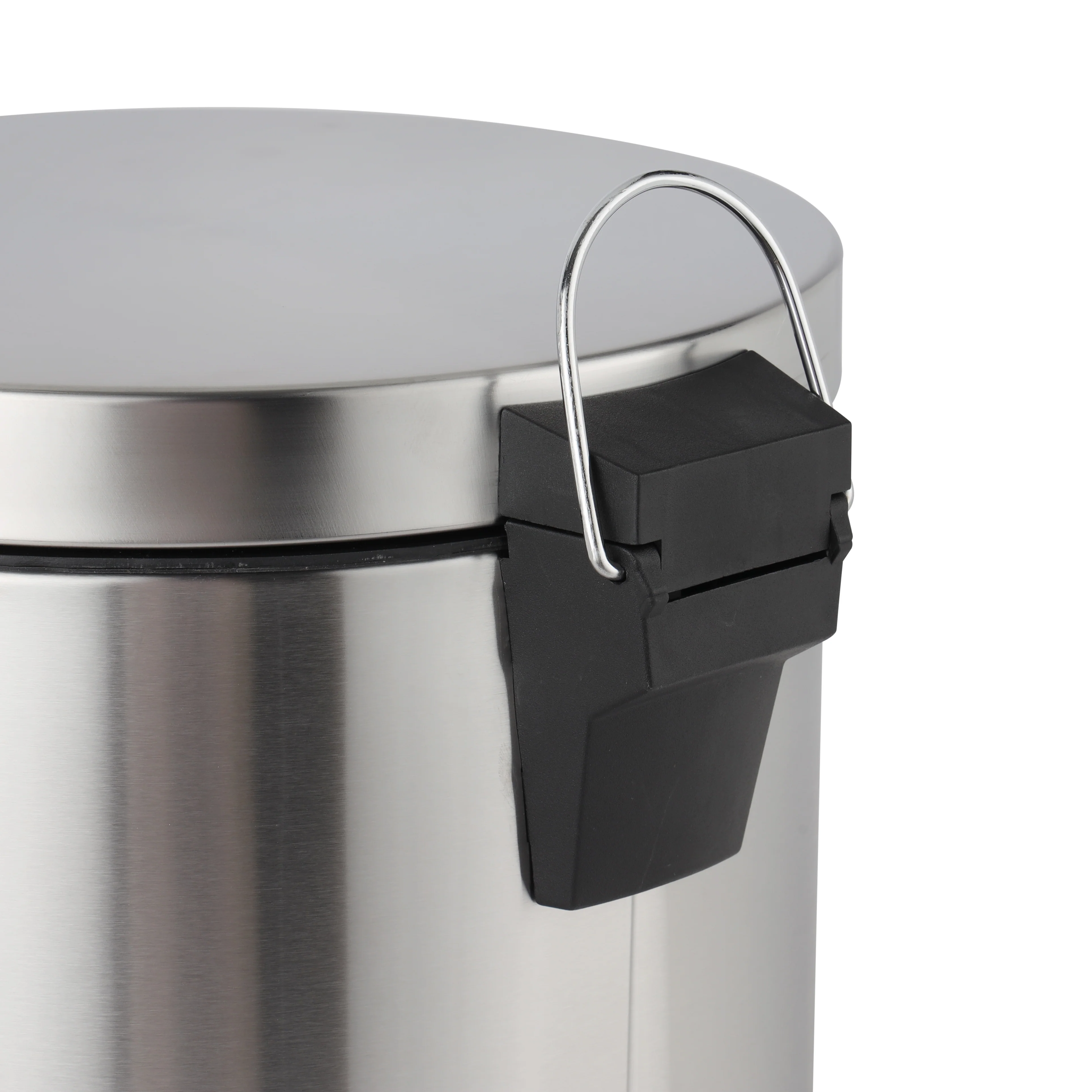 Royalford RF12092 20L Stainless Steel Pedal Bin | Soft Close Lid | Removable Inner Bucket | Hands Free Foot Pedal | Non Slip Base| Perfect  for  Home & Office Use - Image 5