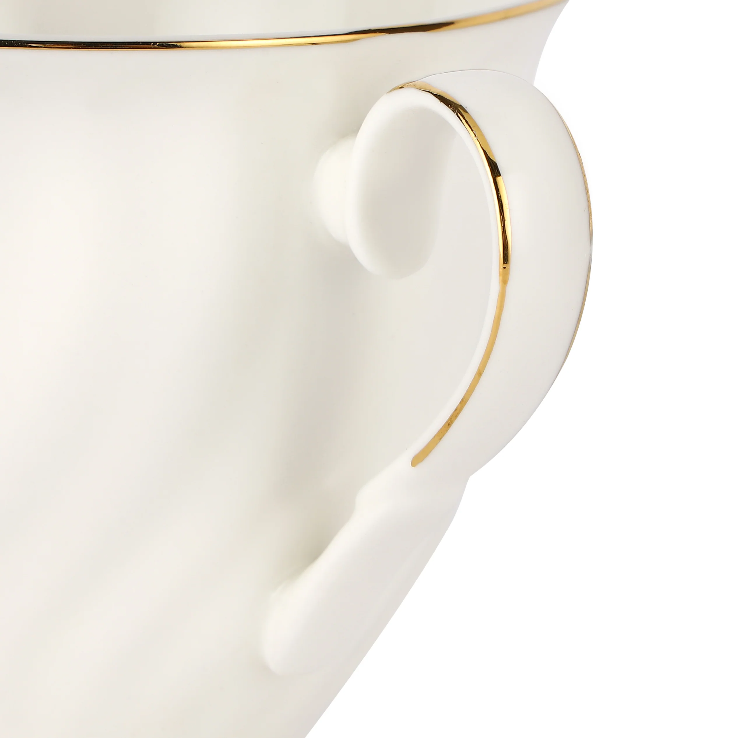 Royalford RF12112 Bone China Cup & Saucer Set | includes 12 pieces with six 250ml cups & six 6-inch saucers, delivering premium quality, durability, and styles. - Image 4