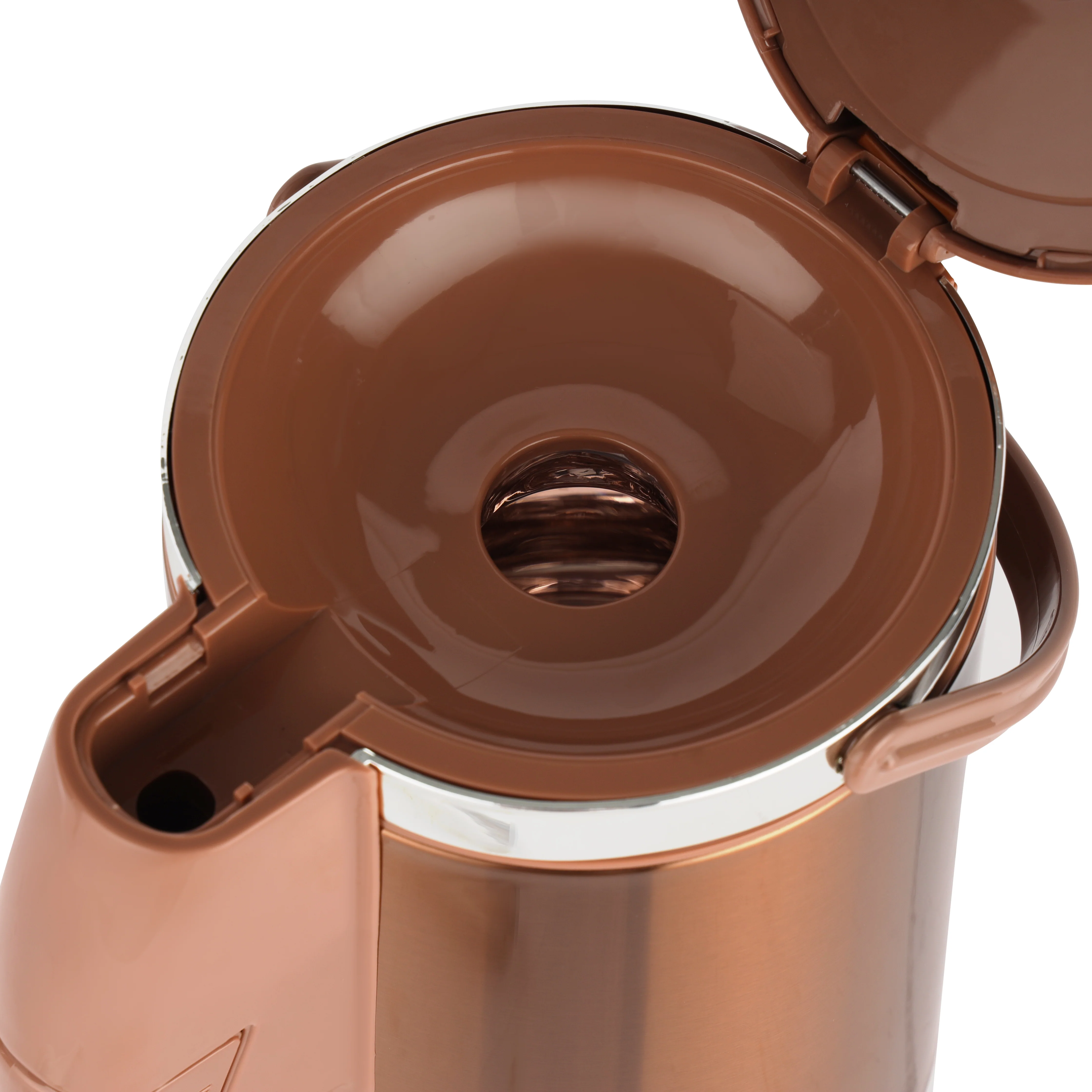 Royalford RF12133 Thermic Airpot Flask | 3.0L |Double Wall Vacuum Insulated Stainless Steel Air Pot | Pink Glass Inner | 360 Rotating Base | Long Heat Retention for Home - Image 5