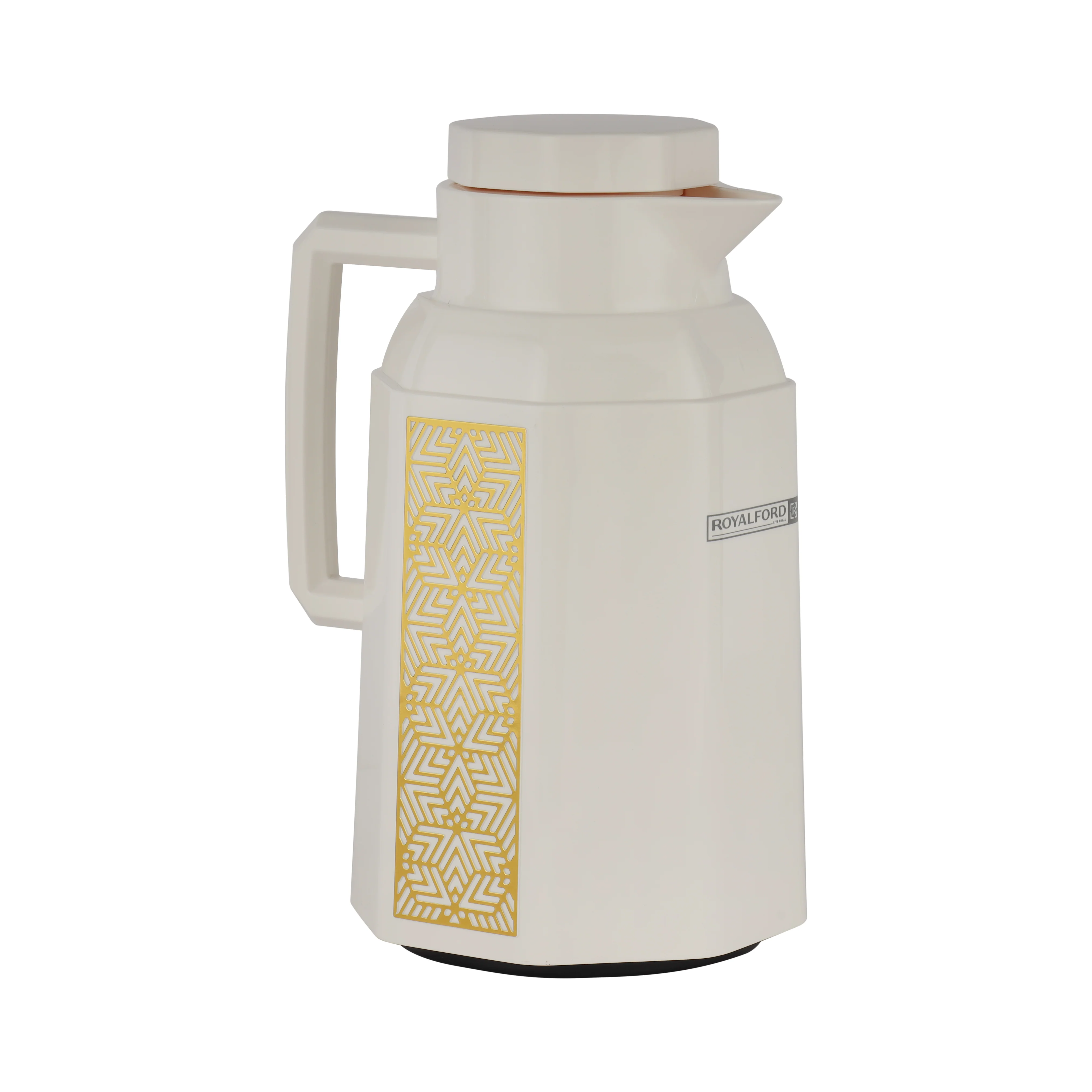 Royalford RF12136 Vacuum Flask | 1.0L | Durable Plastic Body | Hot & Cold Thermos | Asbestos Free| Pink Glass Inner | Leak Resistant Design for Home, Office & Travel Use - Image 4