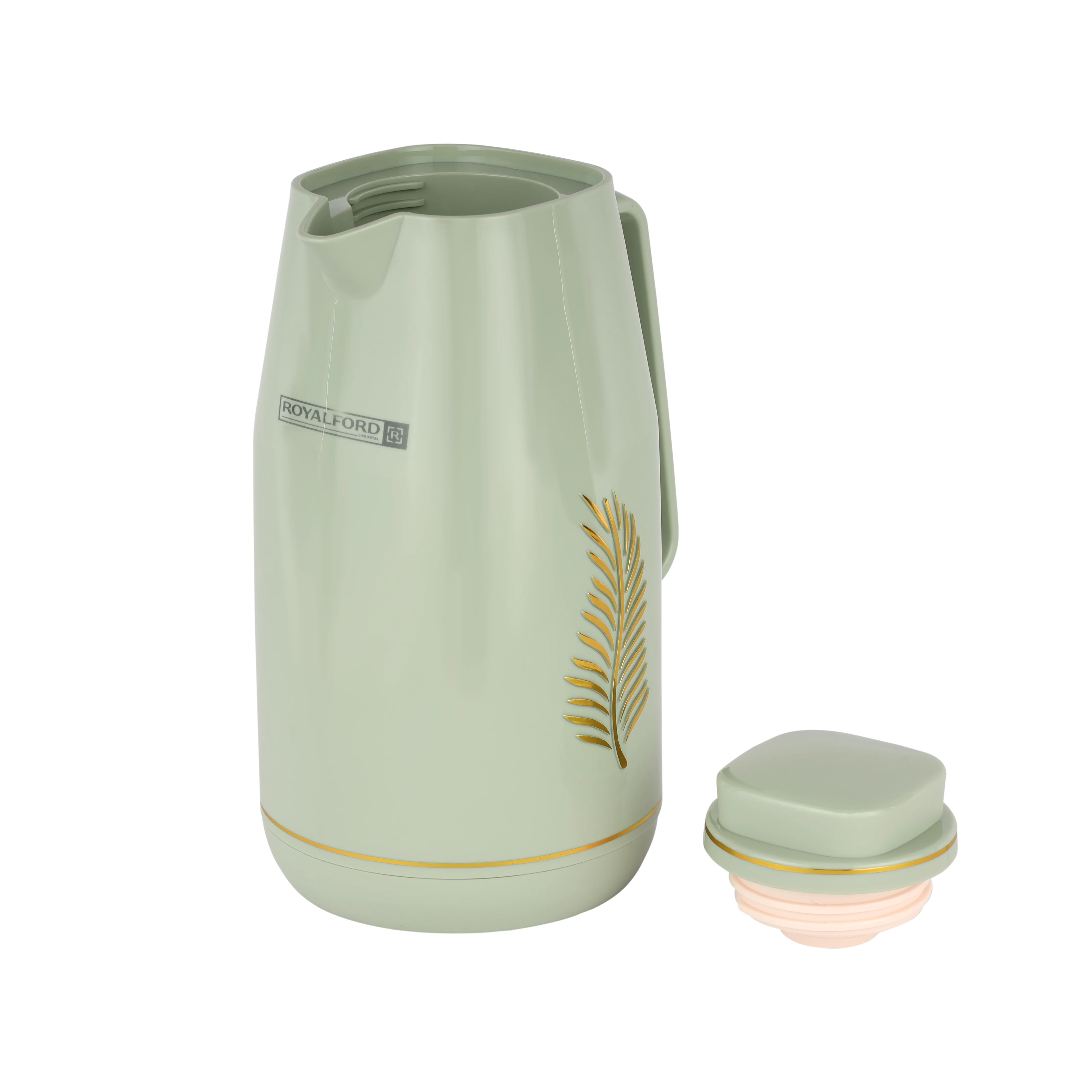 Royalford RF12142 Vacuum Flask | 1.0L | Durable Plastic Body | Hot and Cold Thermos | Asbestos Free| Pink Glass Inner| Leak Resistant| Suitable for Home & Office Use - Image 4