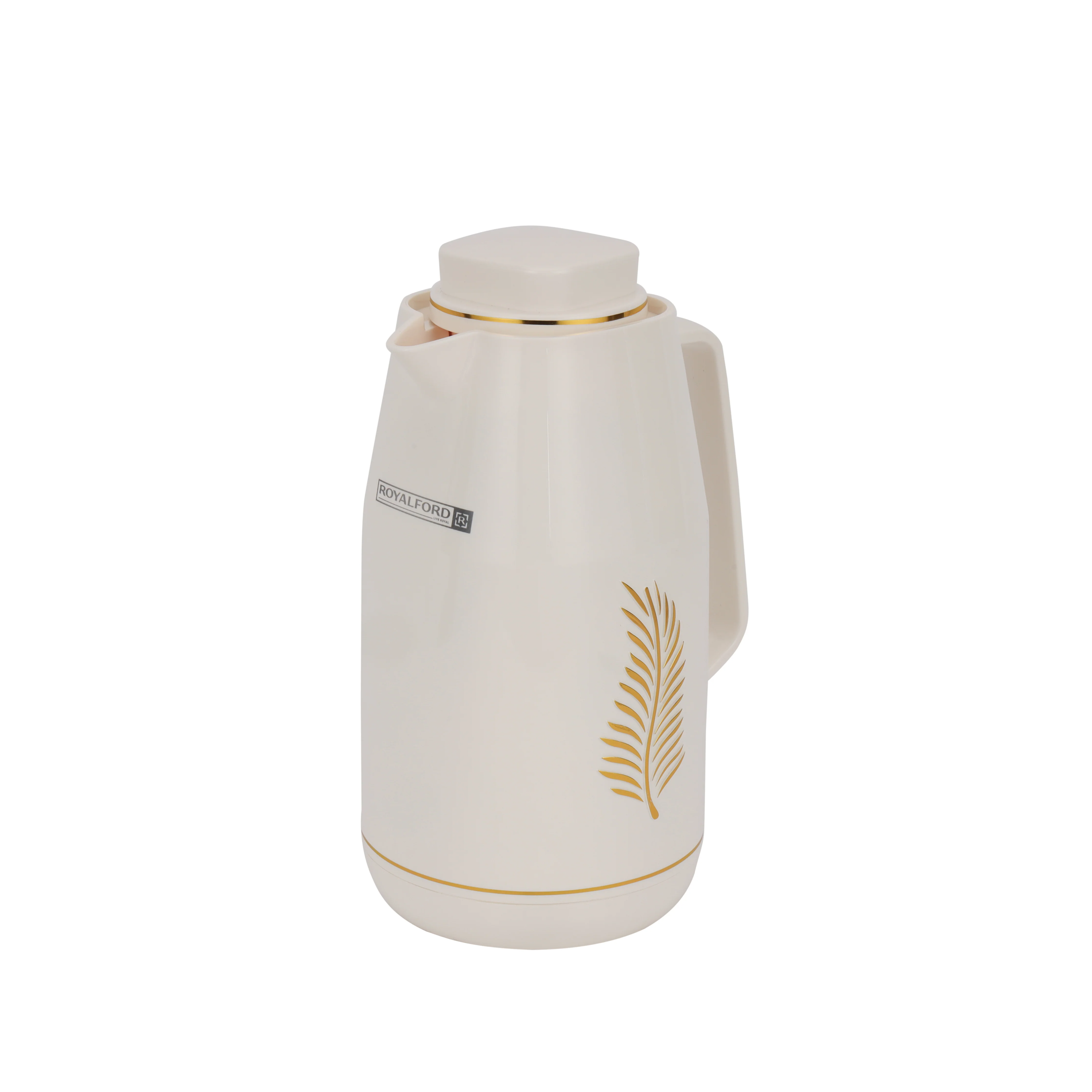 Royalford RF12144 Vacuum Flask |1.0L | Durable Plastic Body Hot Cold Thermos | Asbestos Free | Pink Glass Inner| Leak Resistant| Portable Design for Home Office Use Daily - Image 3