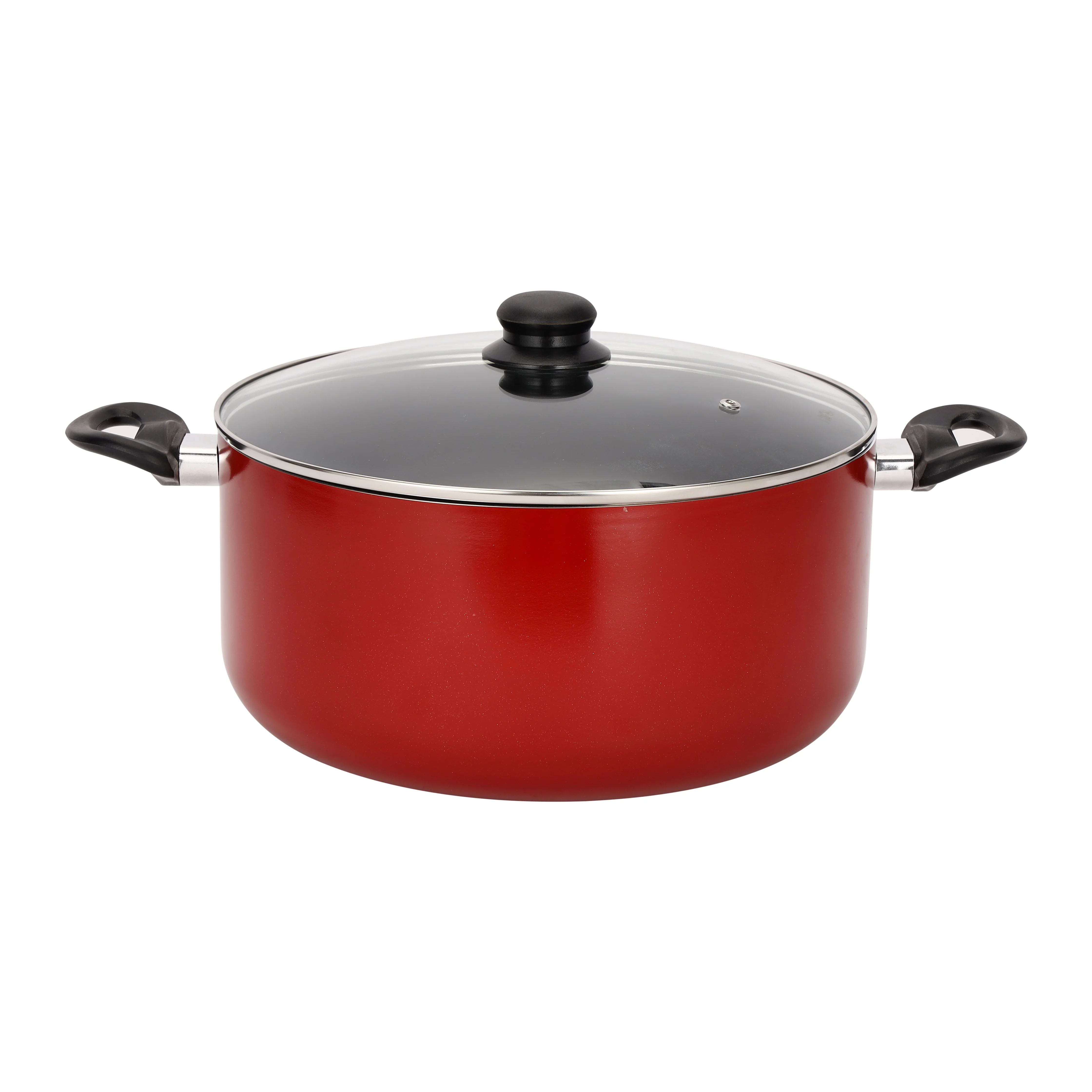Royalford RF12146 10-Piece Non-Stick Cookware Set | Aluminium Pots, Pans & Tawa with Tempered Glass Lids | Bakelite Handles | Perfect for Efficient Daily Cooking - Image 2