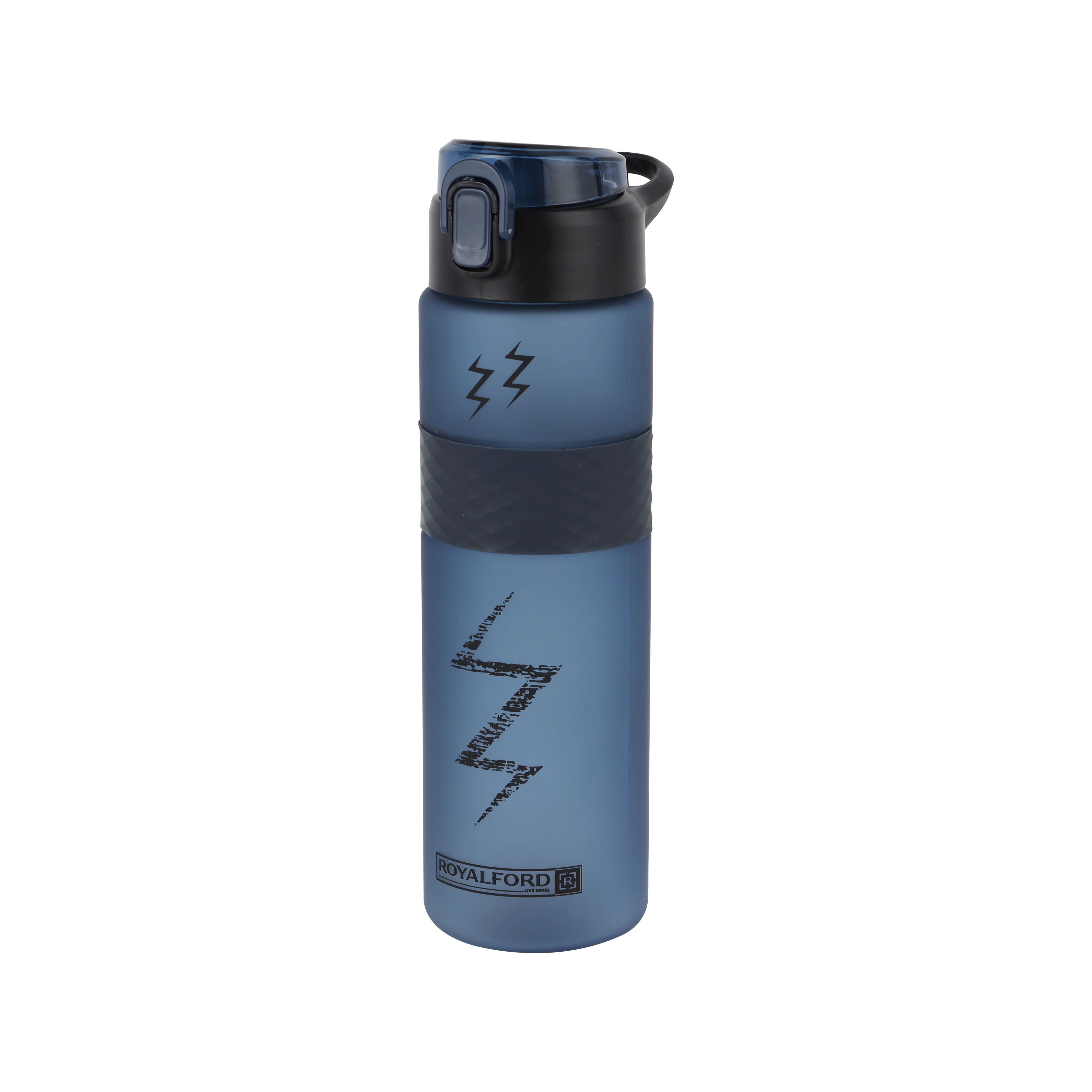 Royalford RF12161 900ml Water Bottle with Silicone Sipper & Straw | BPA Free Leak-Proof Flip Lid Drinking Bottle |  Portable Sports Bottle  for Gym, School & Travel - Image 4