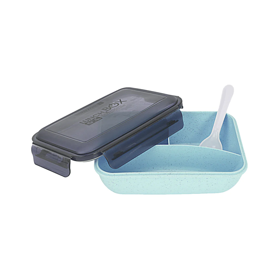 Royalford RF12177 Lunch Box with Water Bottle Set | 800ML Food Container + 500ML Bottle | BPA Free Airtight Leakproof Lunch Box with Spoon for School , Office & Travel - Image 3