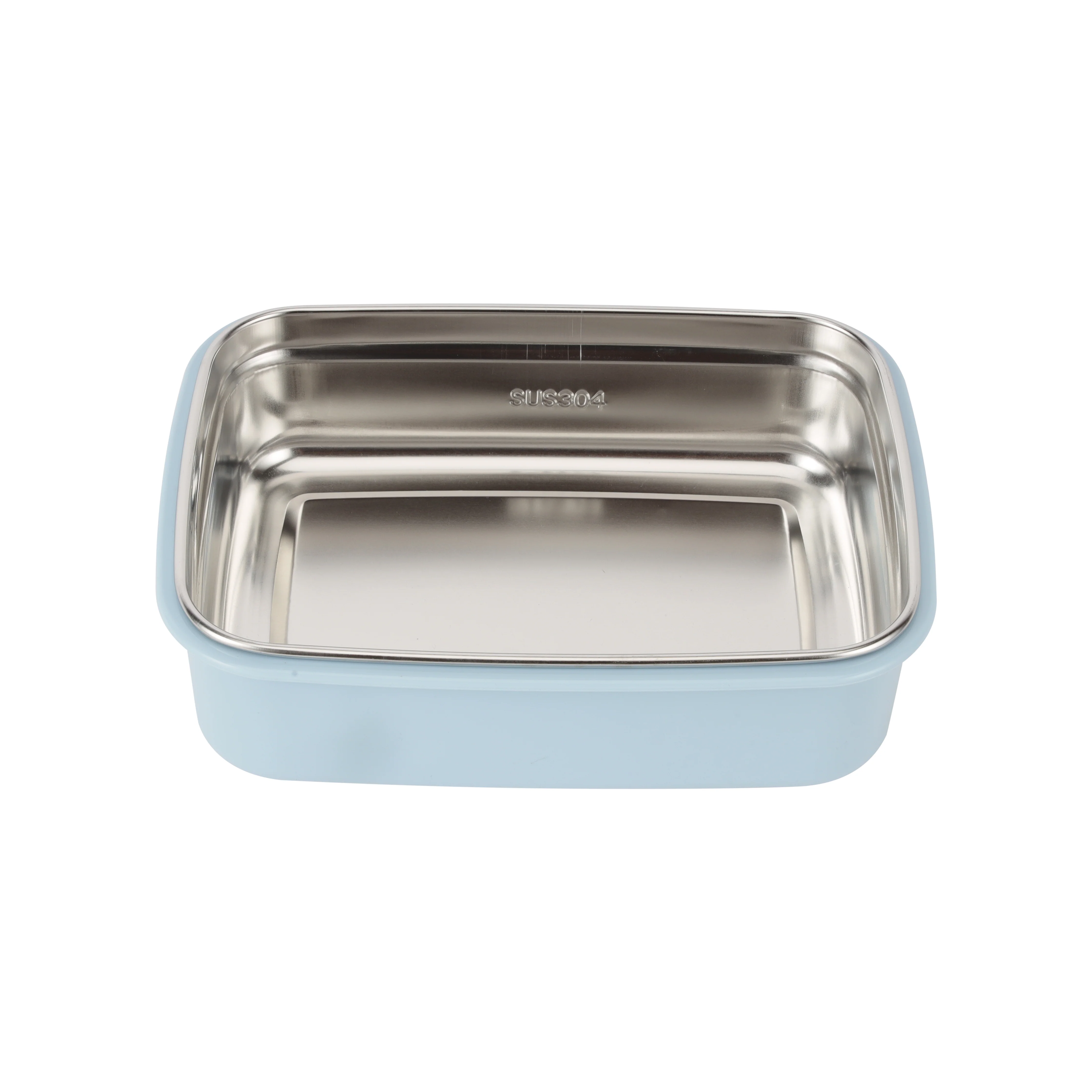 Royalford RF12187 850ML Lunch Box with Stainless Steel Tray and Spoon | BPA Free Leak-Proof Food Container | 4-Side Lock Lid | Freezer Safe | Durable PPE Outer Body - Image 3